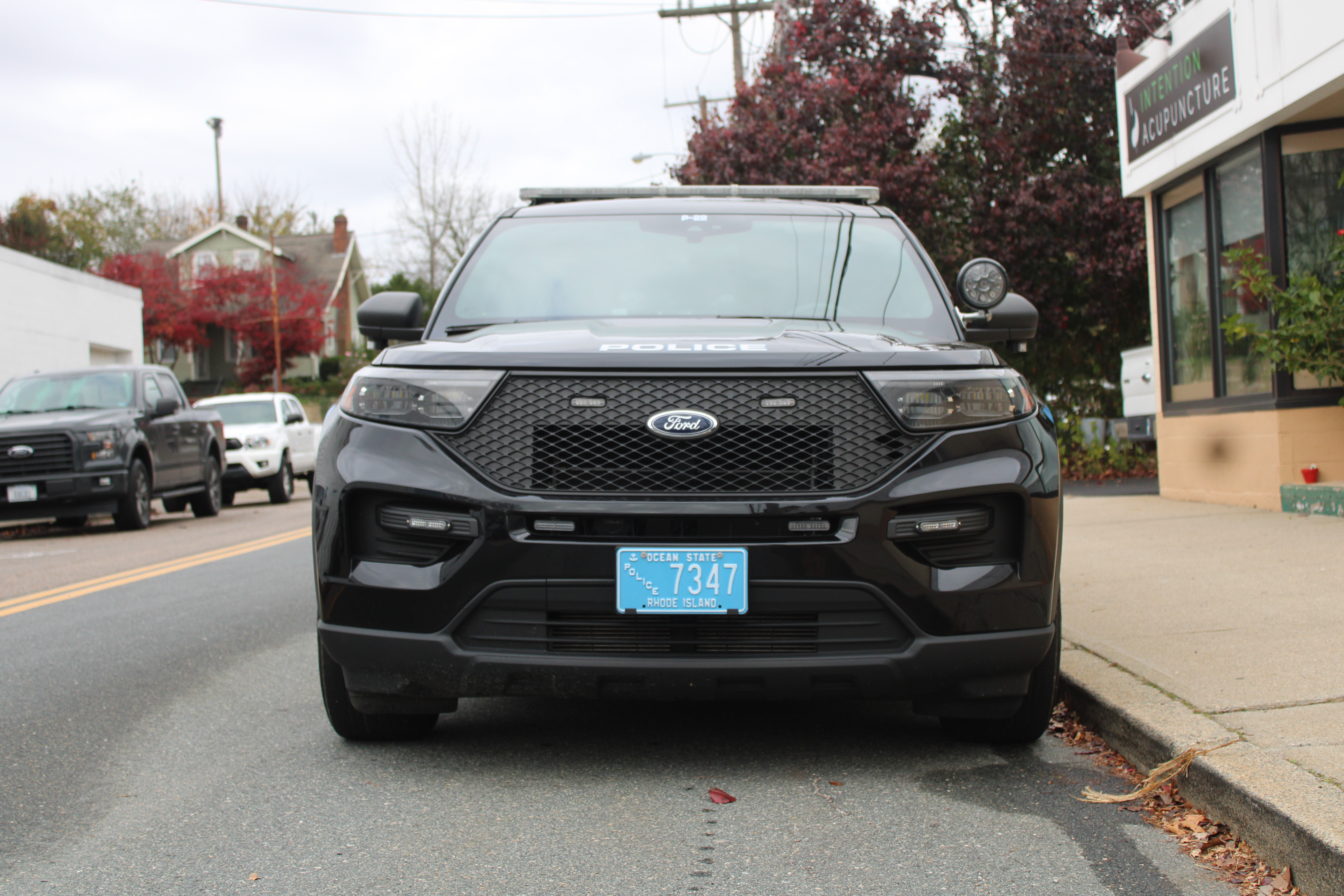 A photo  of Warwick Police
            Cruiser P-22, a 2021 Ford Police Interceptor Utility             taken by @riemergencyvehicles