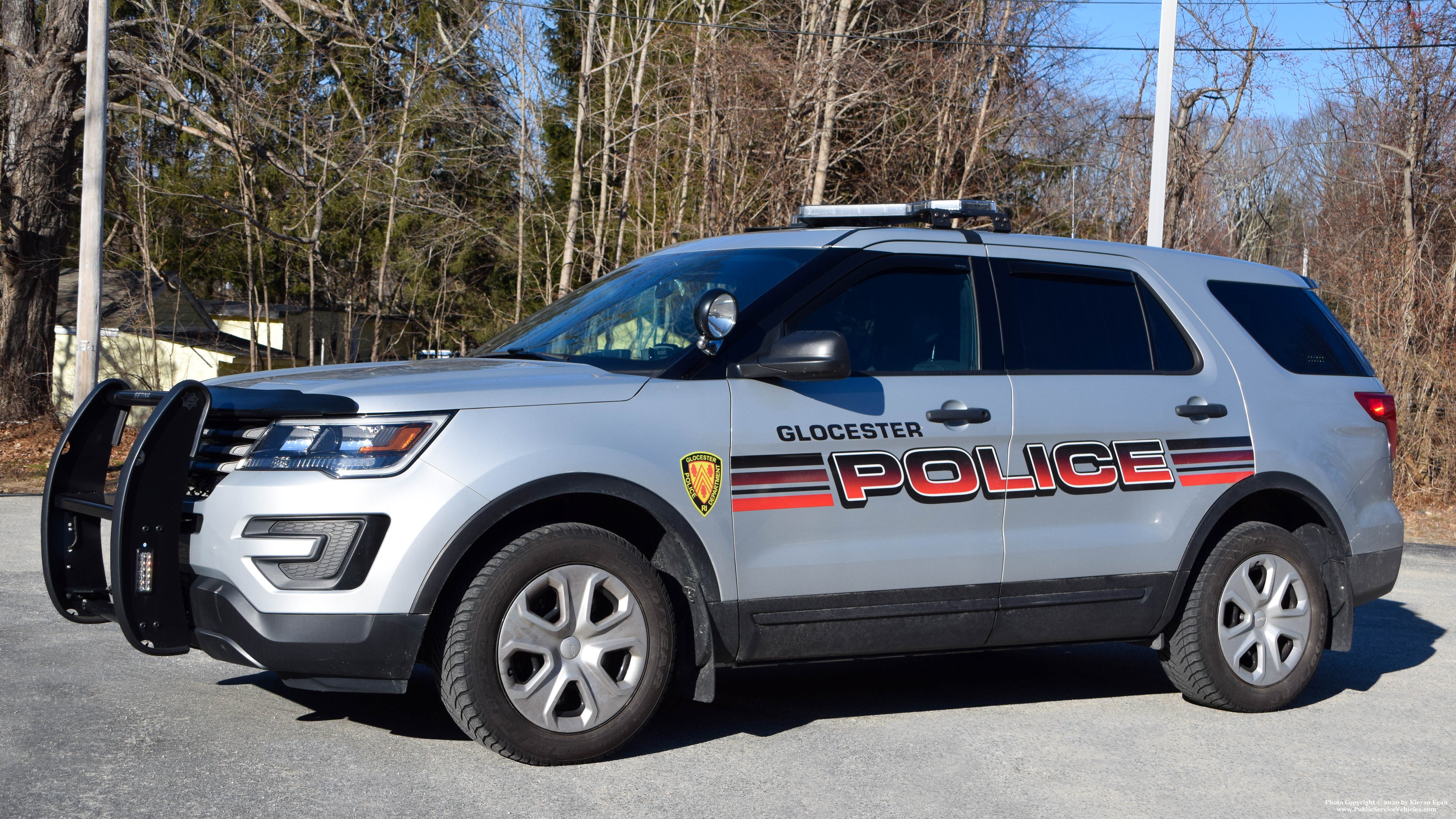 A photo  of Glocester Police
            Cruiser 815, a 2017 Ford Police Interceptor Utility             taken by Kieran Egan