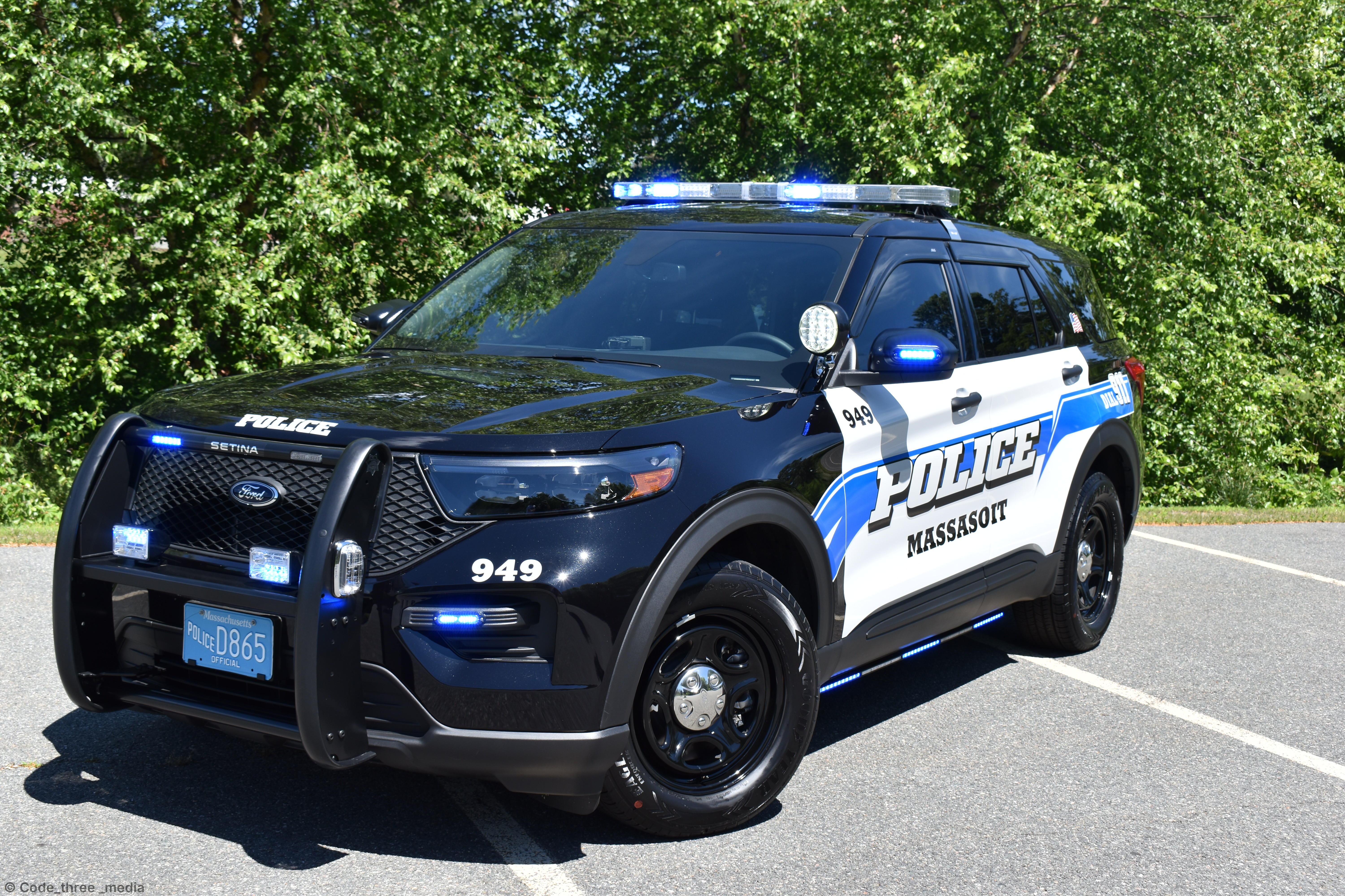 A photo  of Massasoit Community College Police
            Cruiser 949, a 2020 Ford Police Interceptor Utility             taken by Nate Hall