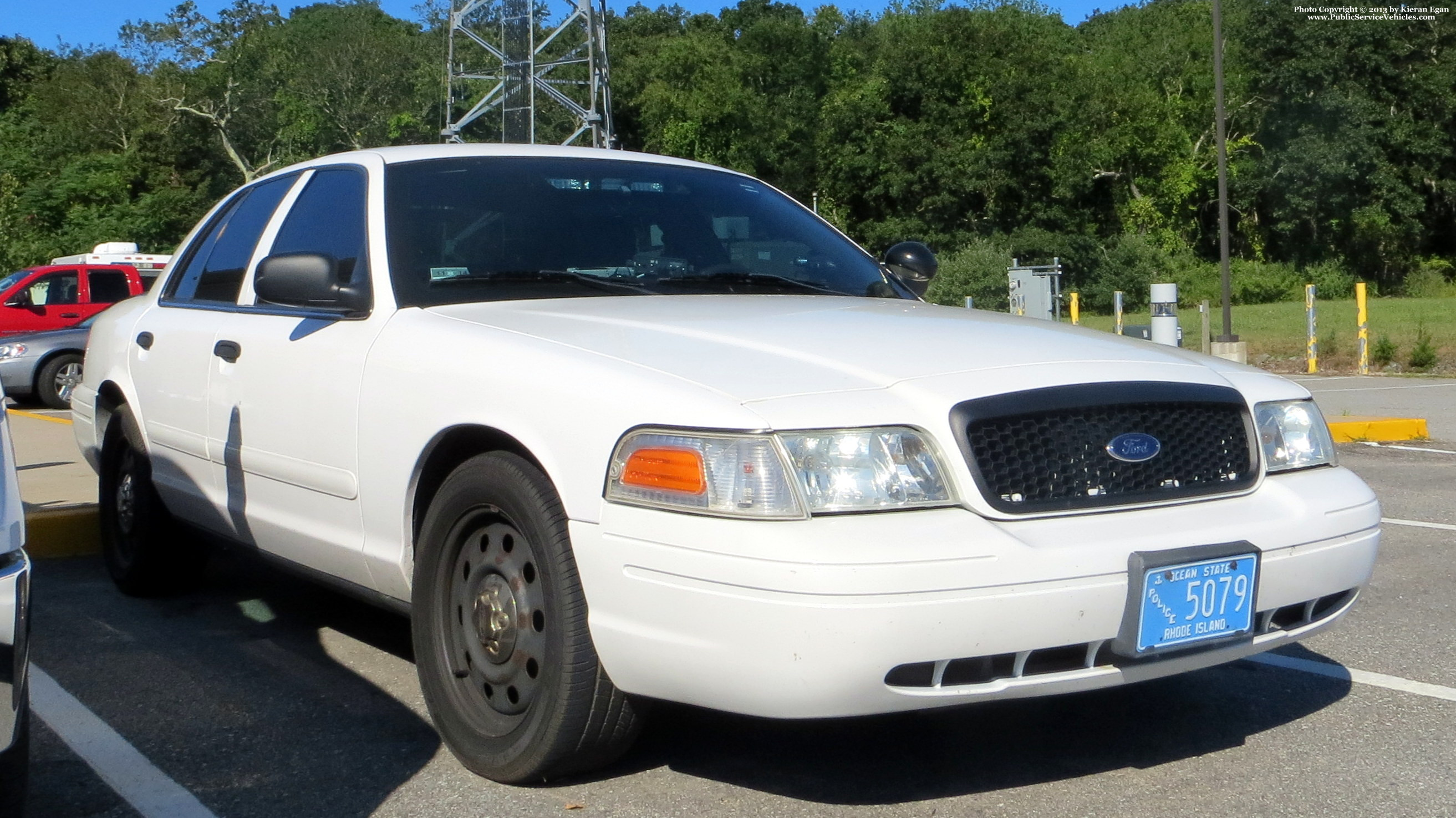 A photo  of Charlestown Police
            Traffic Unit, a 2006-2008 Ford Crown Victoria Police Interceptor             taken by Kieran Egan