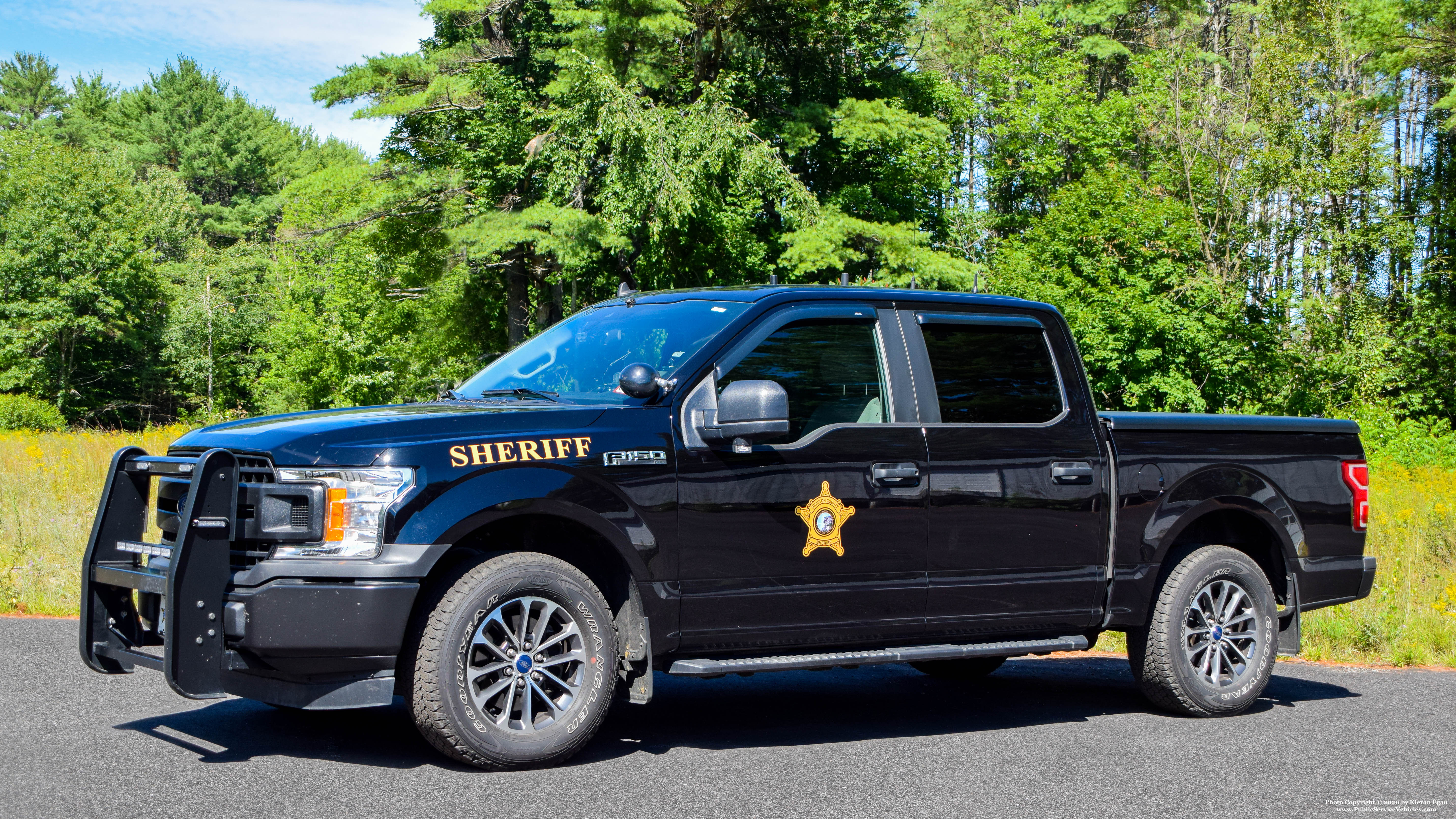 A photo  of Grafton County Sheriff
            Car 10, a 2020 Ford F-150 Police Responder             taken by Kieran Egan