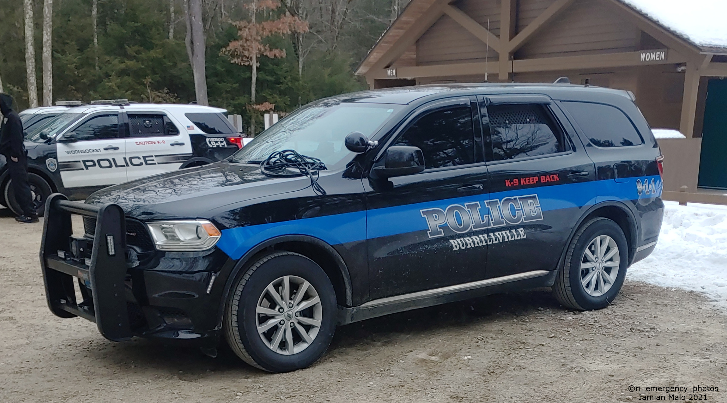 A photo  of Burrillville Police
            Cruiser 7216, a 2019-2020 Dodge Durango             taken by Jamian Malo