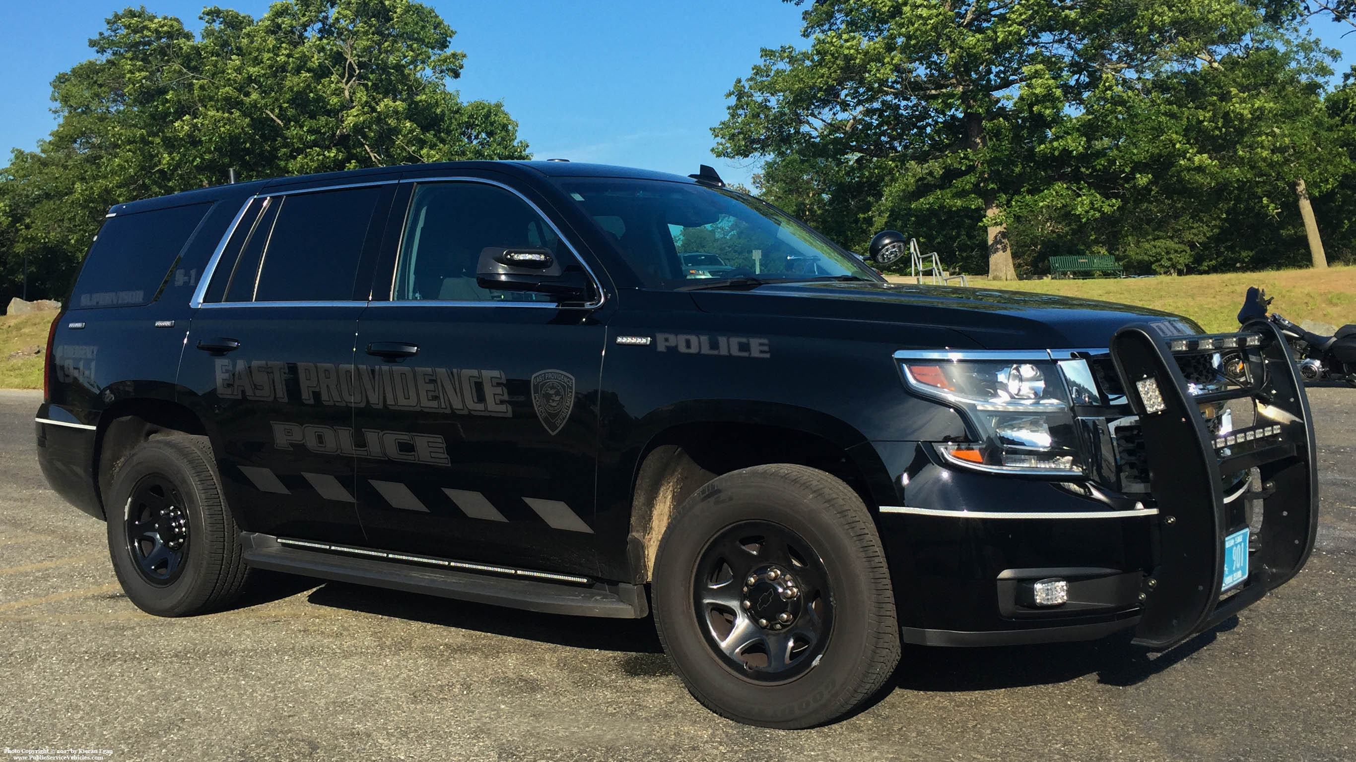 A photo  of East Providence Police
            Supervisor 1, a 2016 Chevrolet Tahoe             taken by Kieran Egan