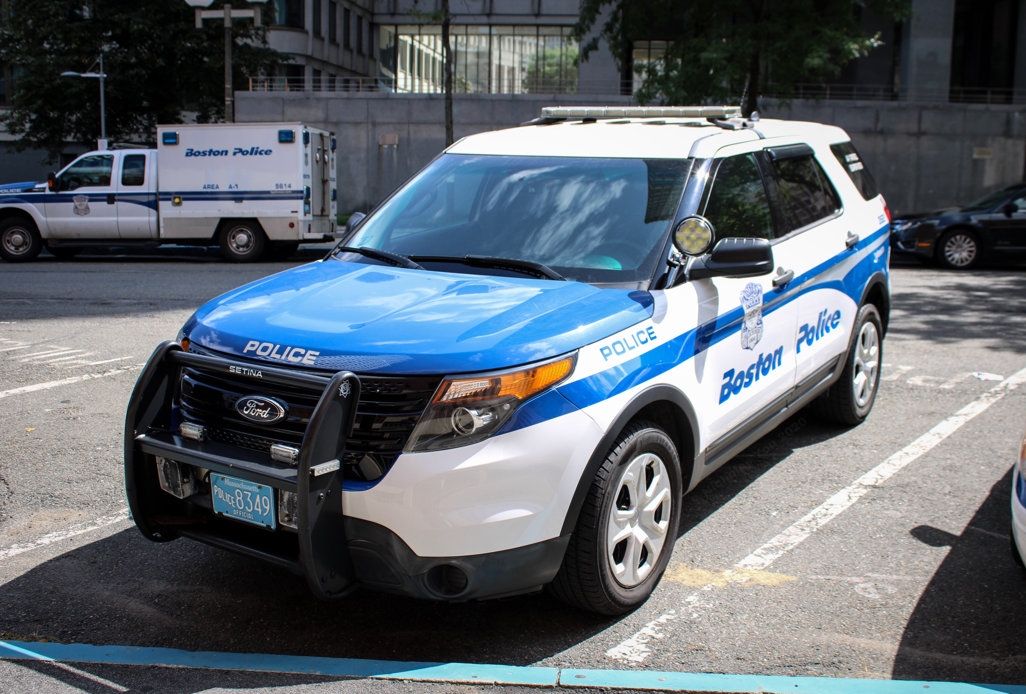 A photo  of Boston Police
            Cruiser 3522, a 2013 Ford Police Interceptor Utility             taken by Nicholas You