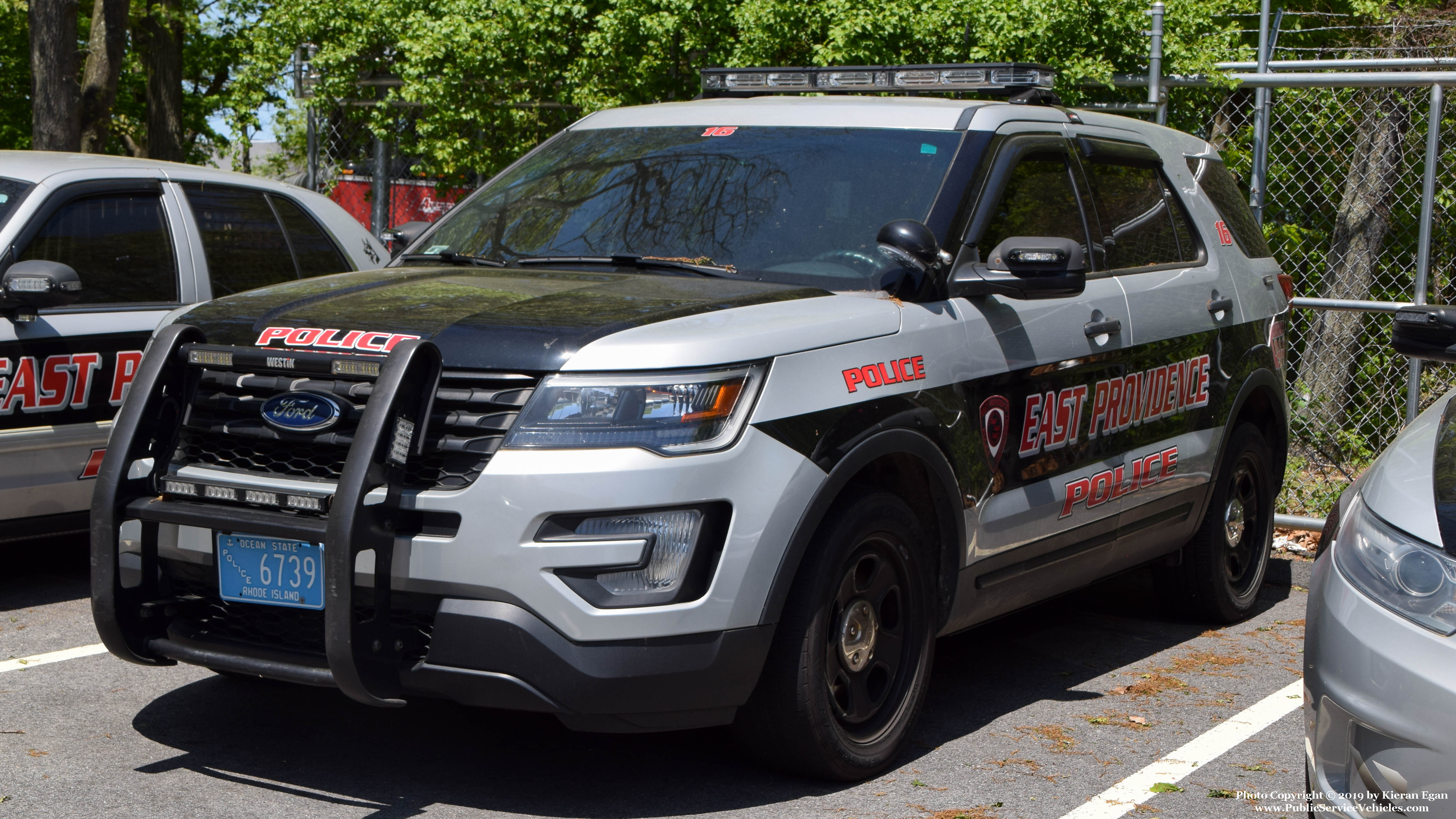 A photo  of East Providence Police
            Car 16, a 2016 Ford Police Interceptor Utility             taken by Kieran Egan