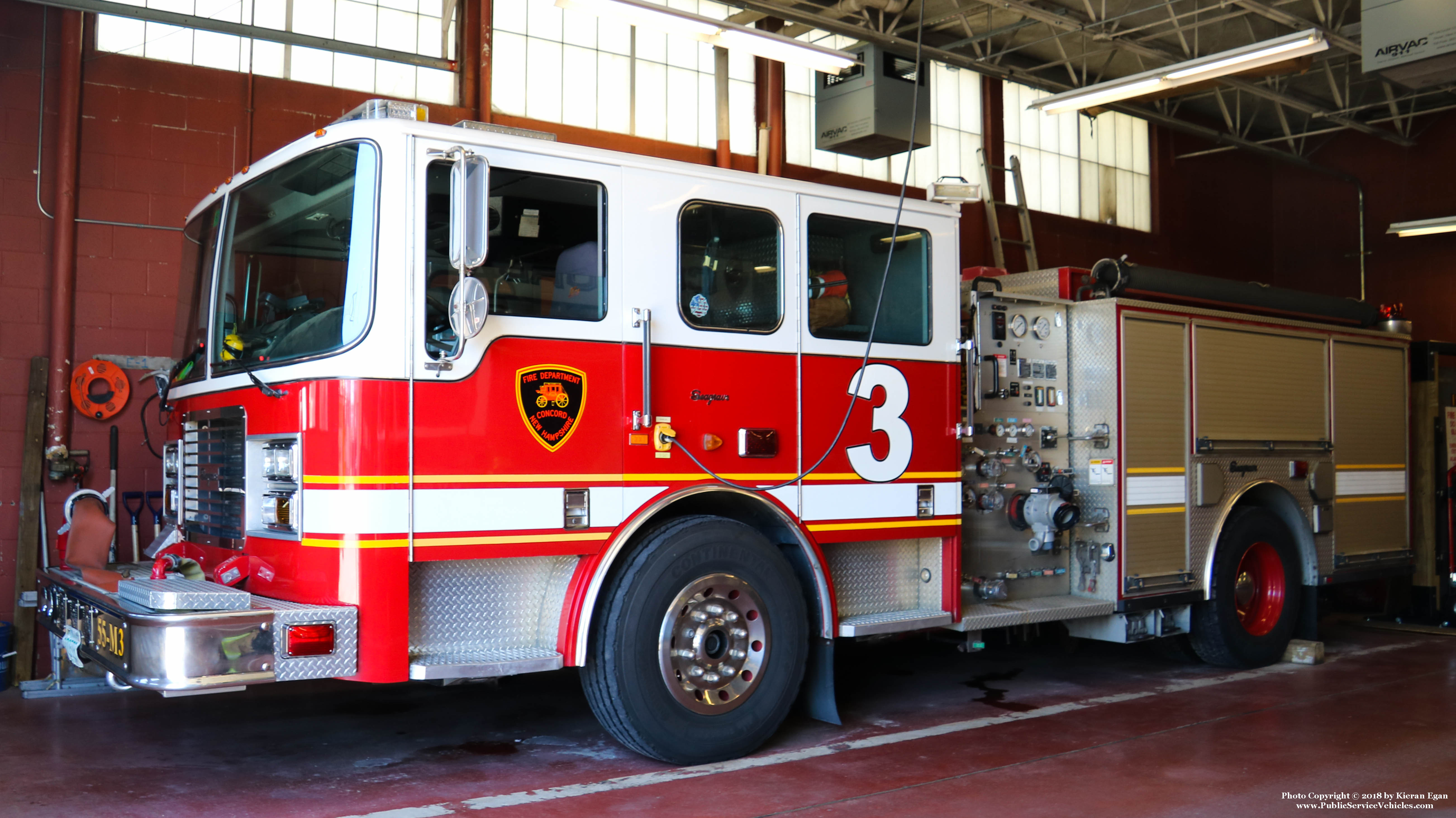 A photo  of Concord Fire
            Engine 3, a 2004 Seagrave             taken by Kieran Egan