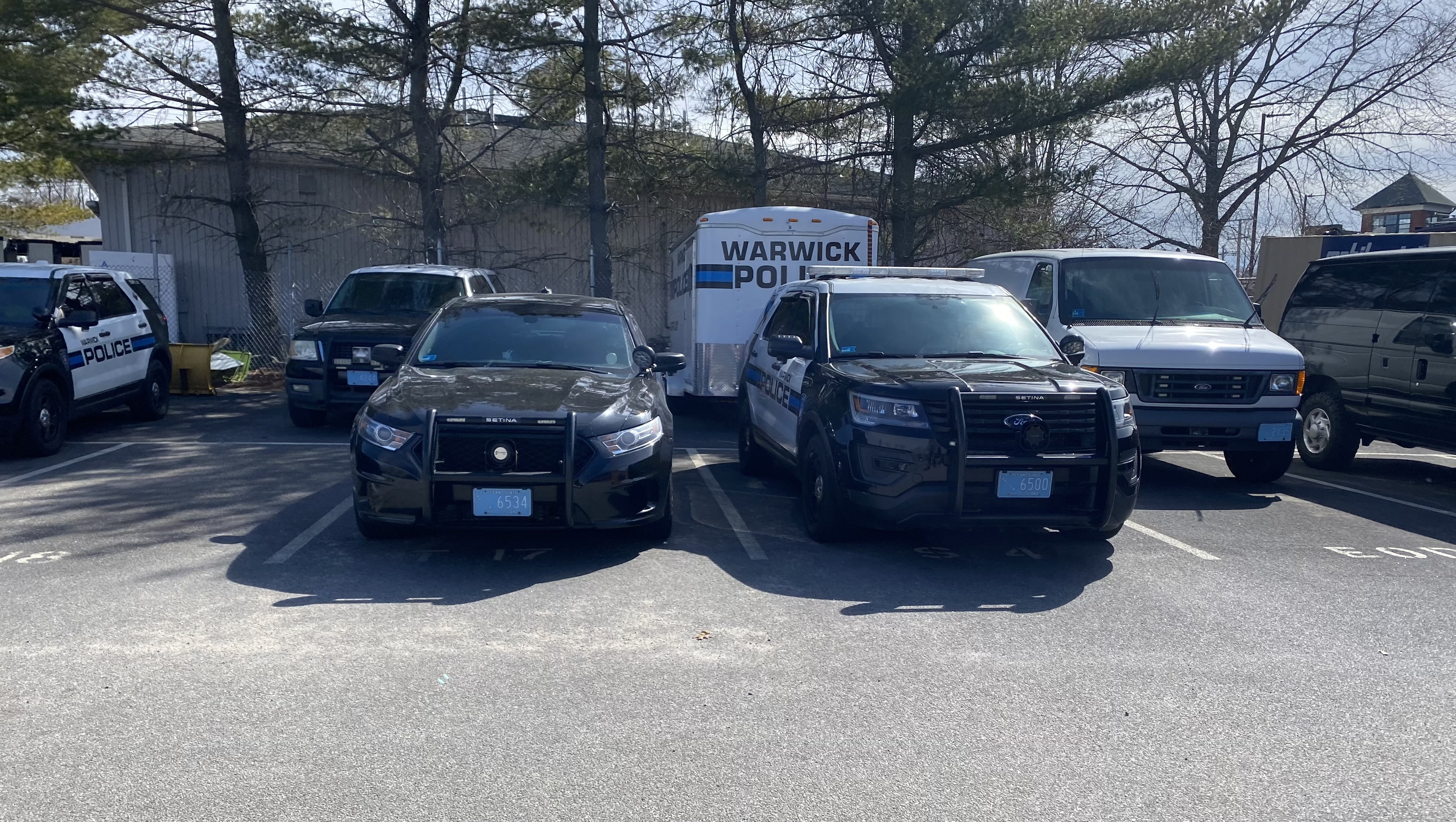 A photo  of Warwick Police
            Cruiser T-30, a 2017 Ford Police Interceptor Utility/Setina Push Bumper             taken by @riemergencyvehicles