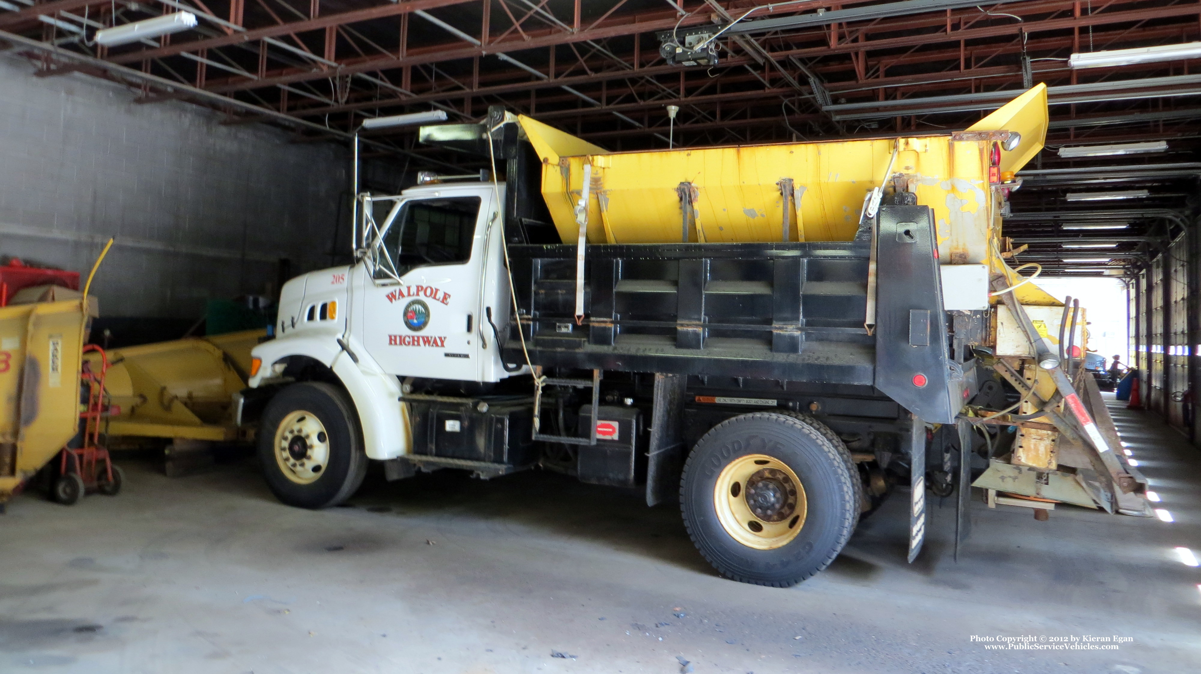 A photo  of Walpole Highway Department
            Truck 206, a 2006 Sterling L8500             taken by Kieran Egan