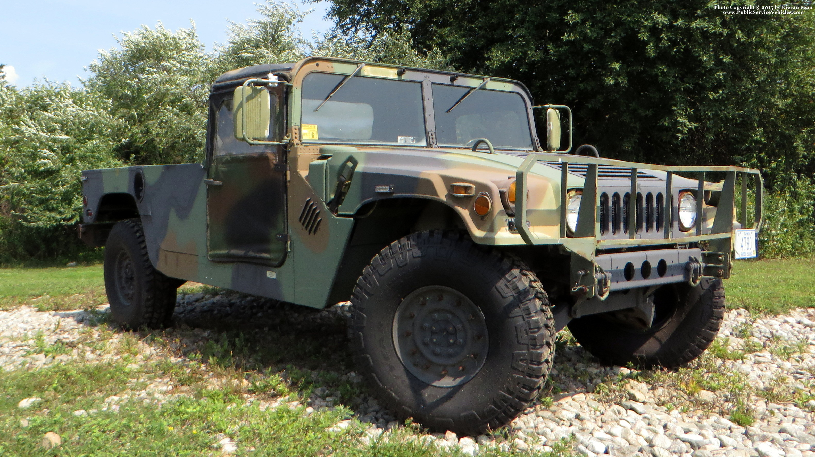 A photo  of Charlestown Police
            Humvee, a 1990-2000 AM General Humvee             taken by Kieran Egan