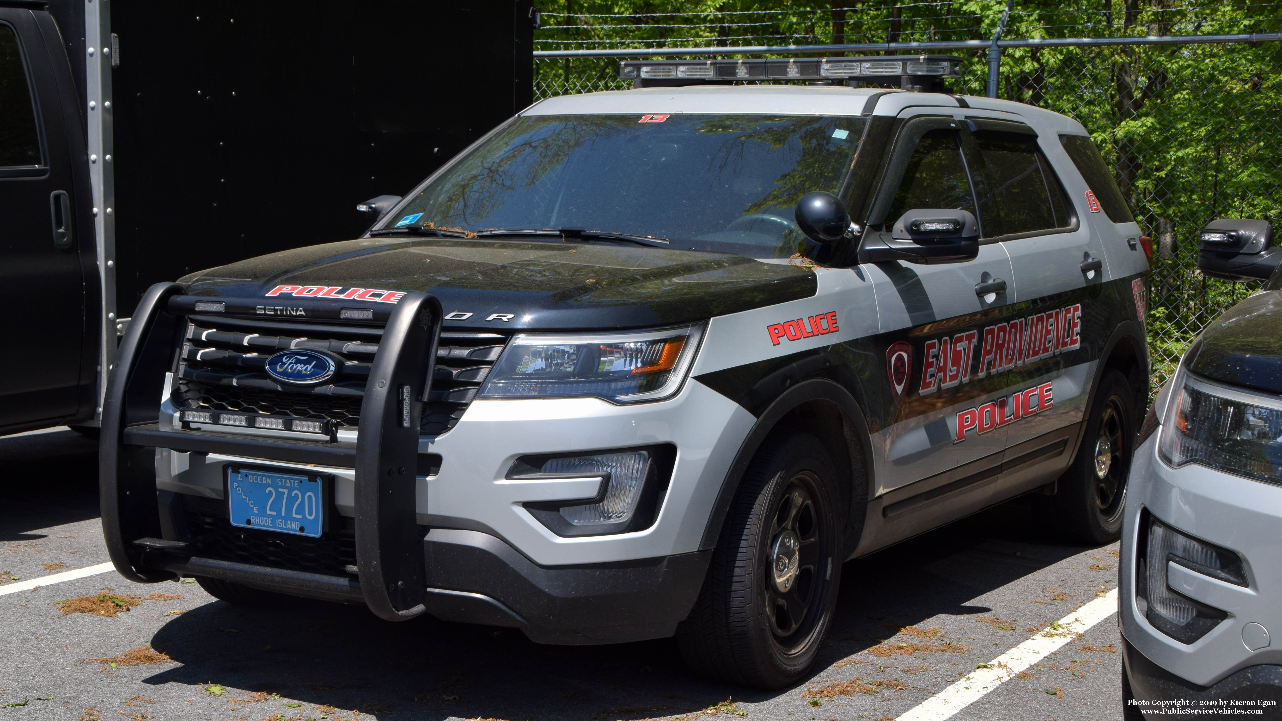 A photo  of East Providence Police
            Car 13, a 2016 Ford Police Interceptor Utility             taken by Kieran Egan