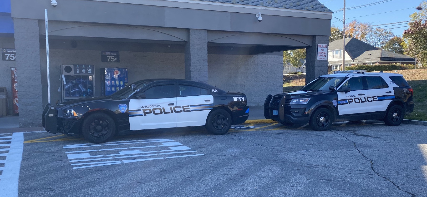 A photo  of Warwick Police
            Cruiser CP-58, a 2014 Dodge Charger             taken by @riemergencyvehicles