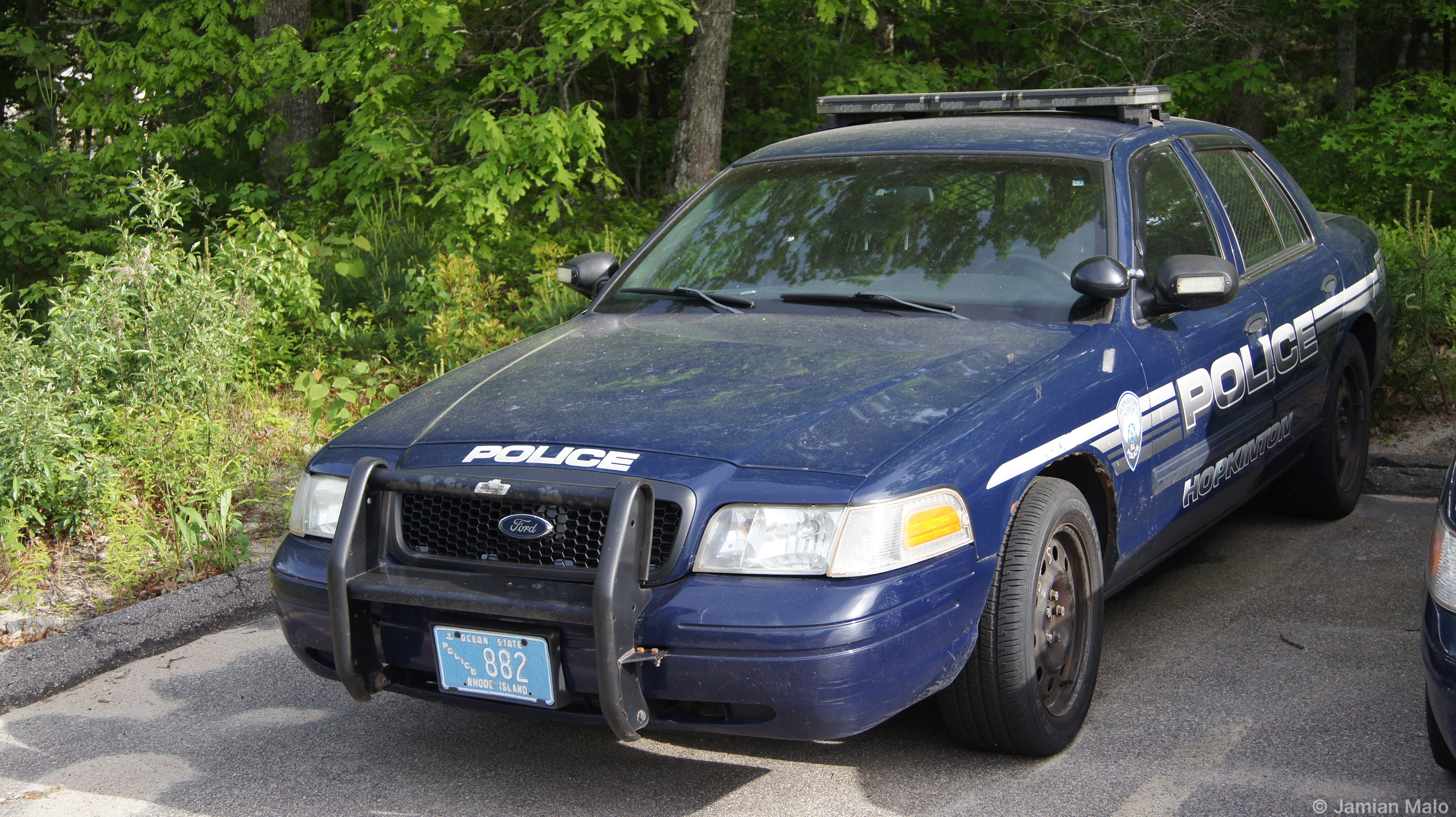 A photo  of Hopkinton Police
            Cruiser 882, a 2009-2011 Ford Crown Victoria Police Interceptor             taken by Jamian Malo