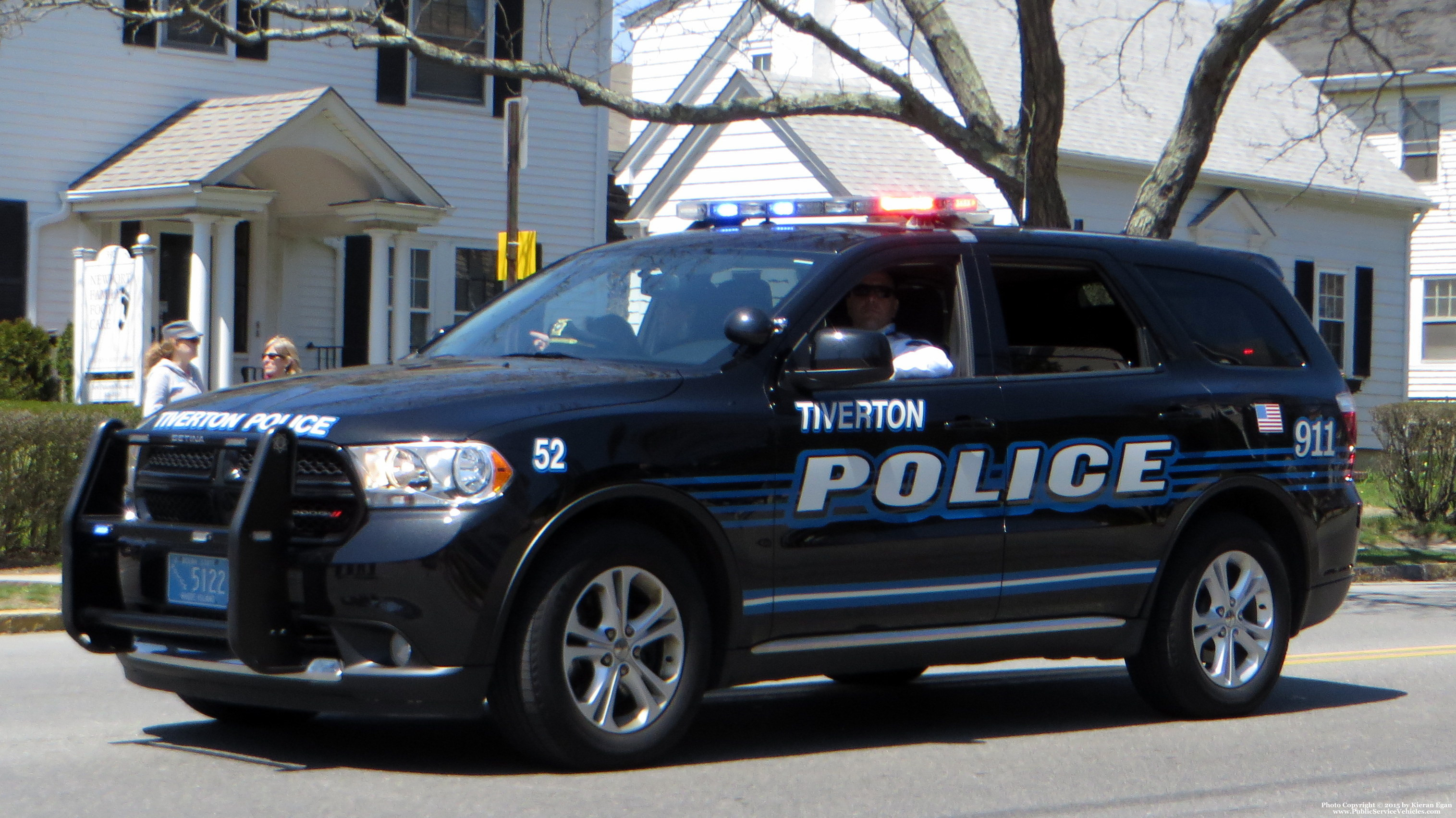 A photo  of Tiverton Police
            Car 52, a 2015 Dodge Durango             taken by Kieran Egan