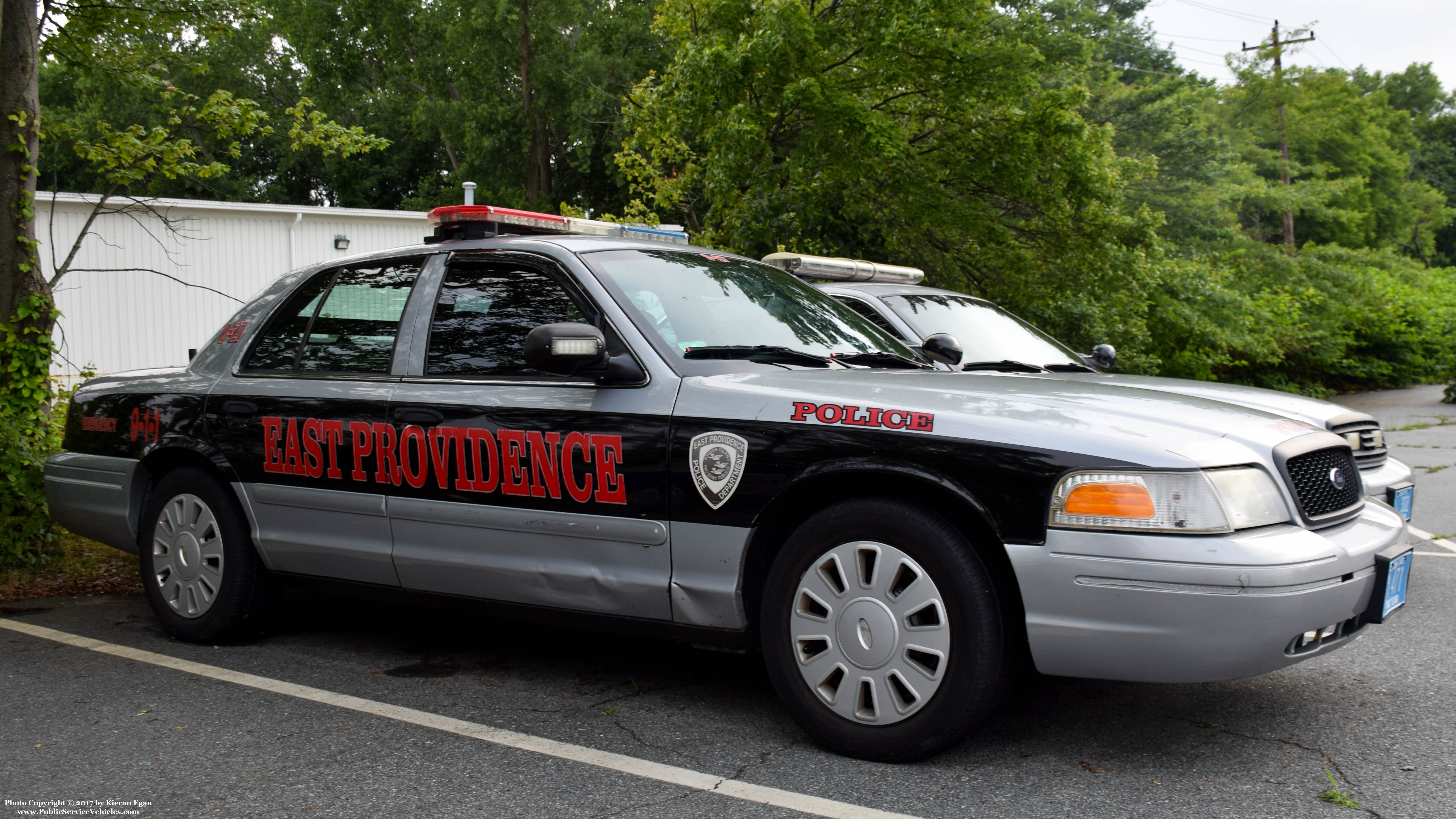 A photo  of East Providence Police
            Car 27, a 2006 Ford Crown Victoria Police Interceptor             taken by Kieran Egan