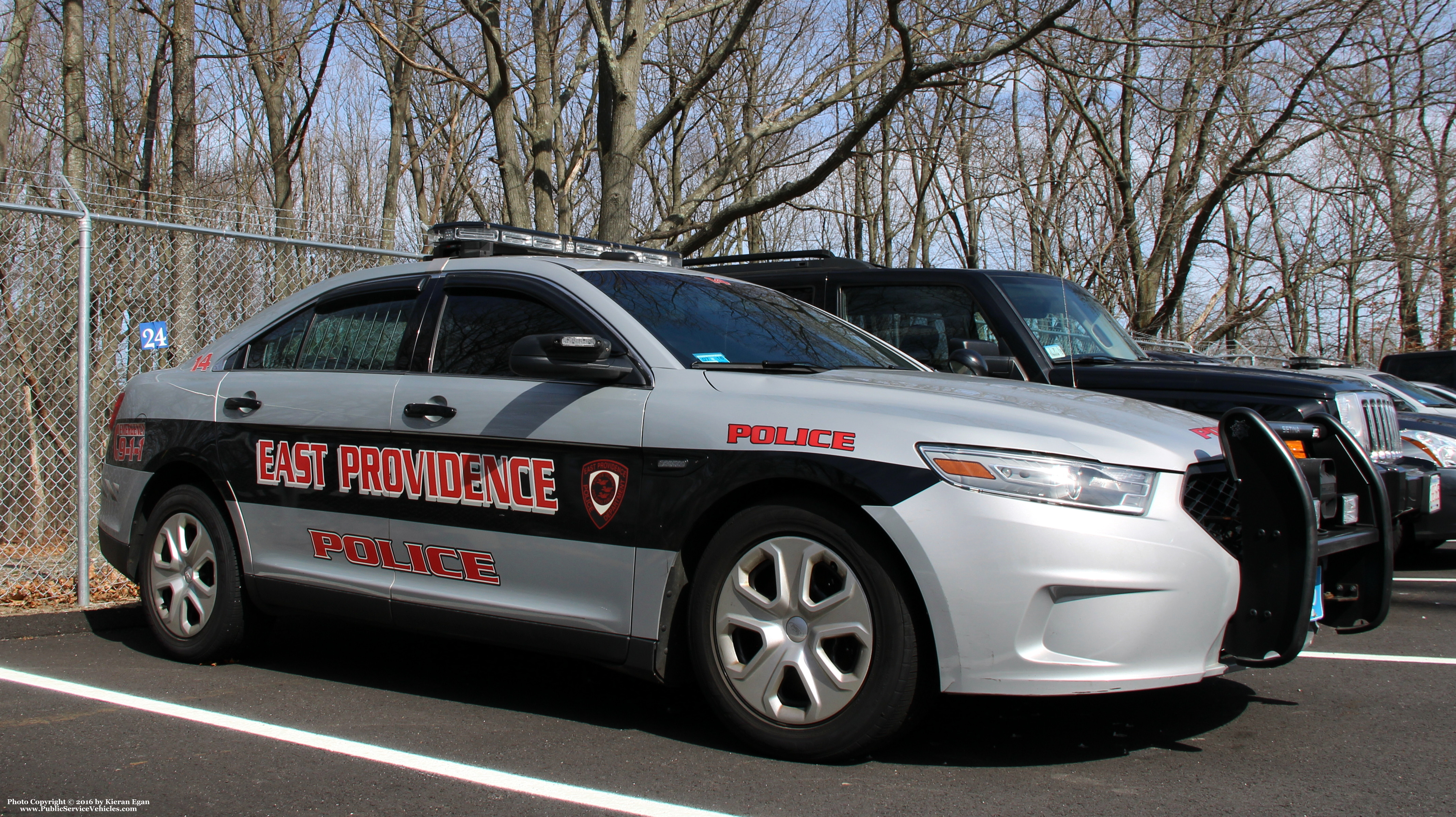 A photo  of East Providence Police
            Car 14, a 2013 Ford Police Interceptor Sedan             taken by Kieran Egan