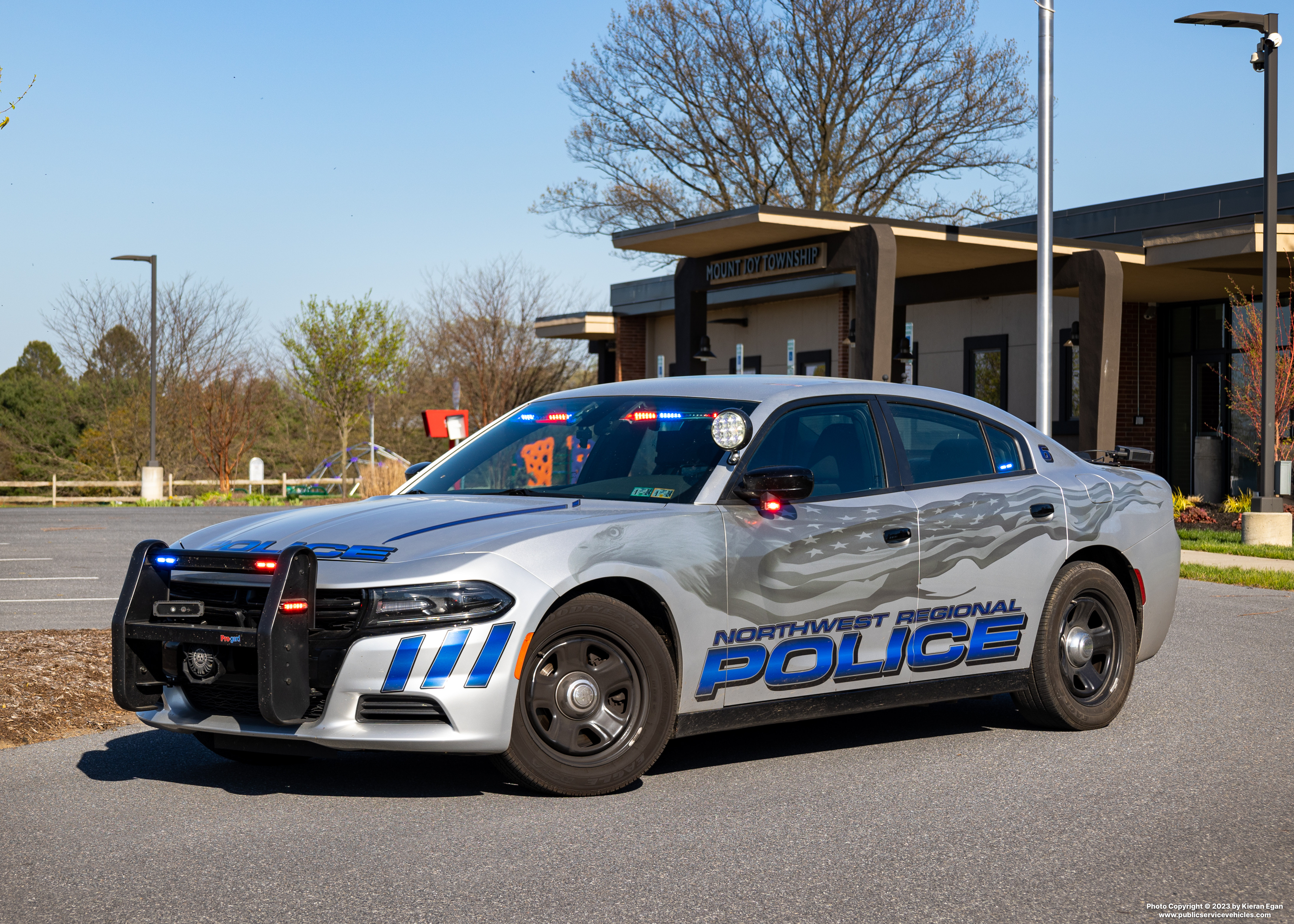 A photo  of Northwest Lancaster County Regional Police
            Car 6, a 2021 Dodge Charger             taken by Kieran Egan