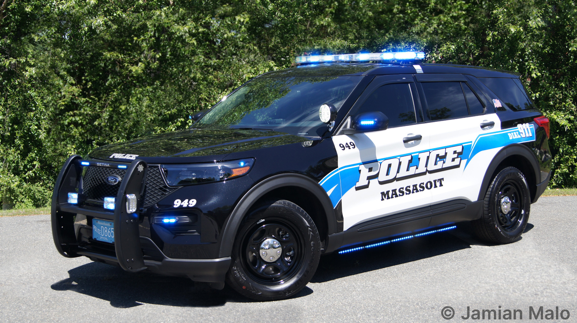 A photo  of Massasoit Community College Police
            Cruiser 949, a 2020 Ford Police Interceptor Utility             taken by Jamian Malo