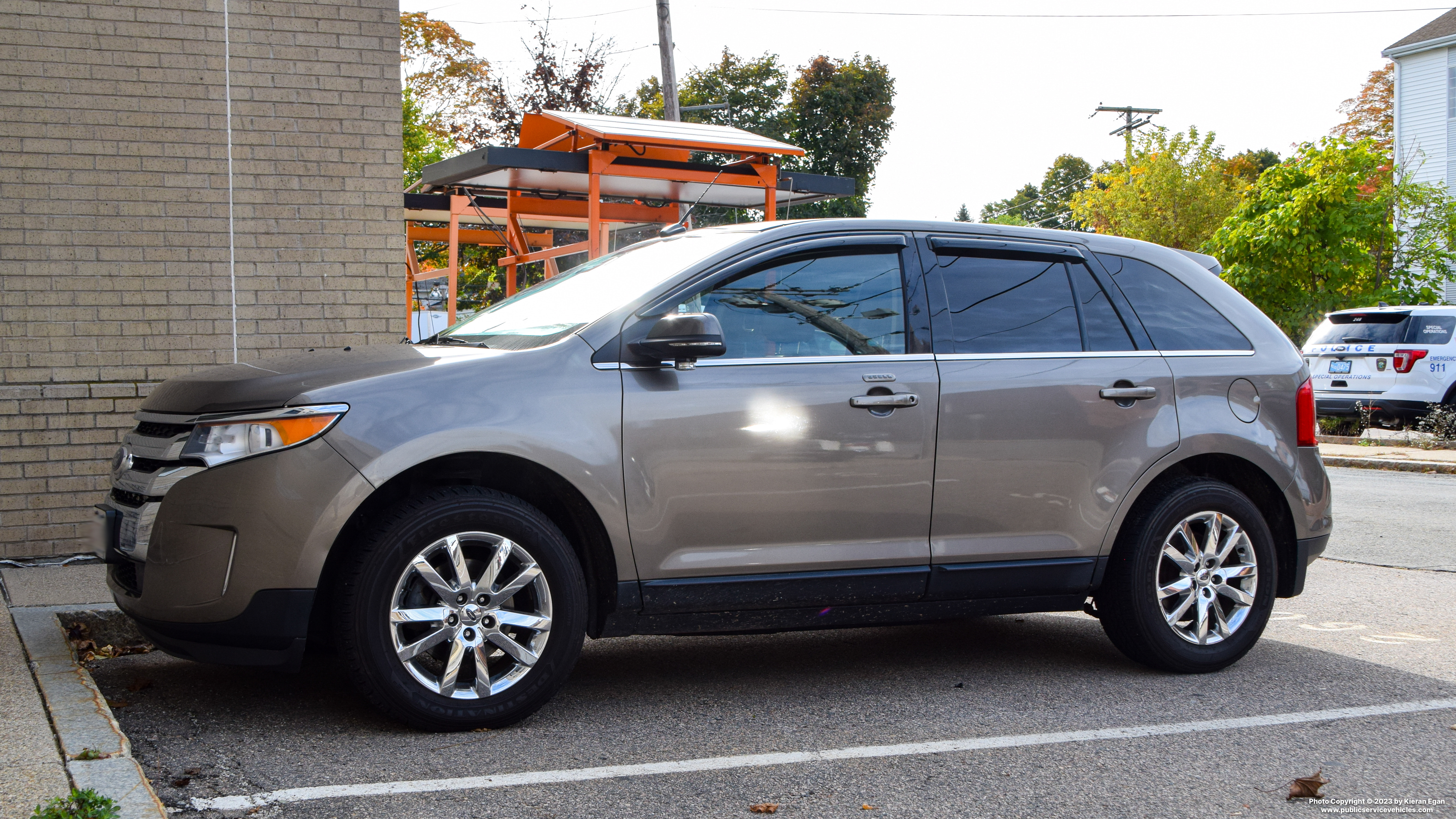 A photo  of Milford Police
            Cruiser 260, a 2011-2014 Ford Edge             taken by Kieran Egan