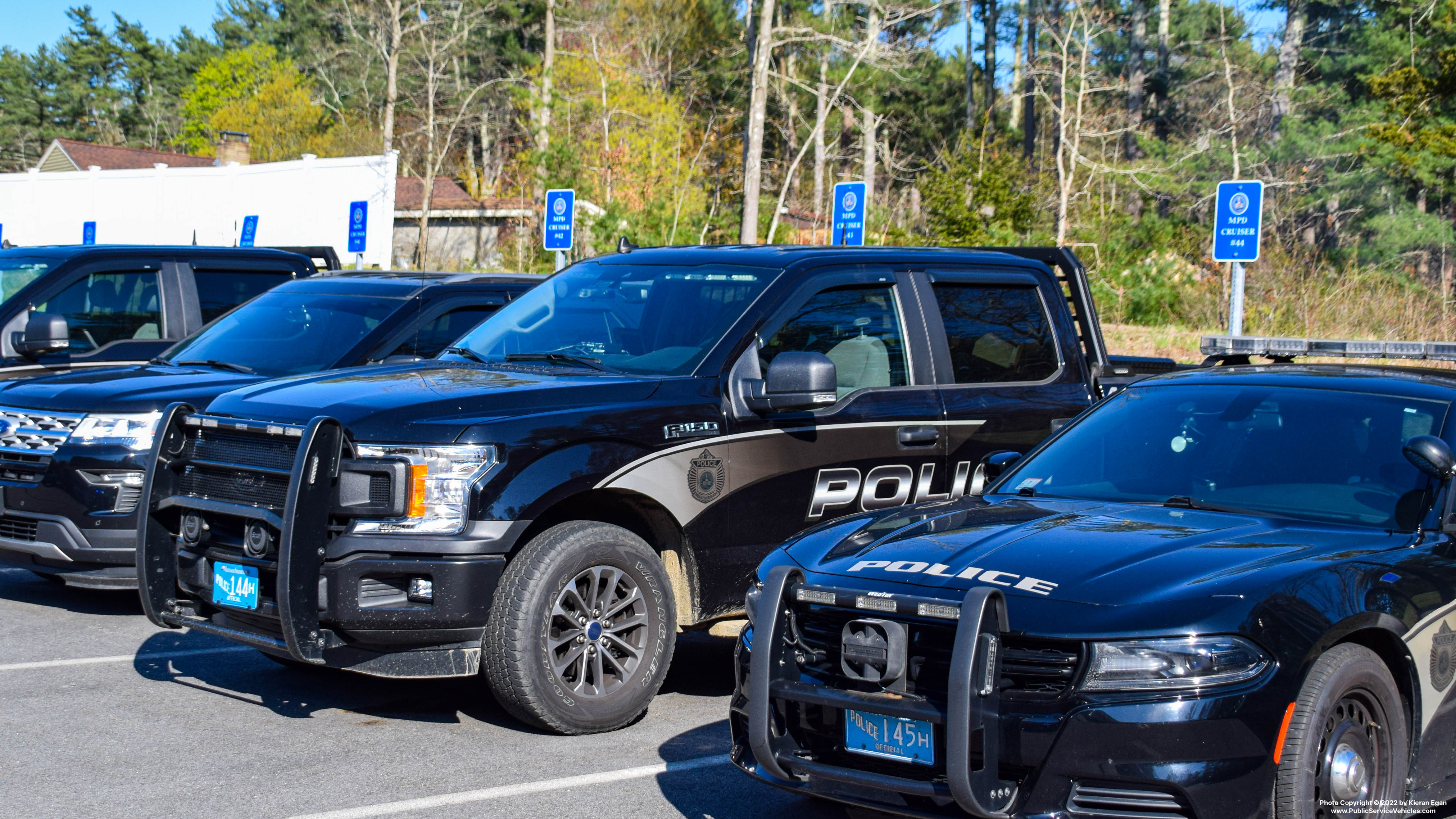 A photo  of Middleborough Police
            Cruiser 44, a 2020 Ford F-150 Police Responder             taken by Kieran Egan