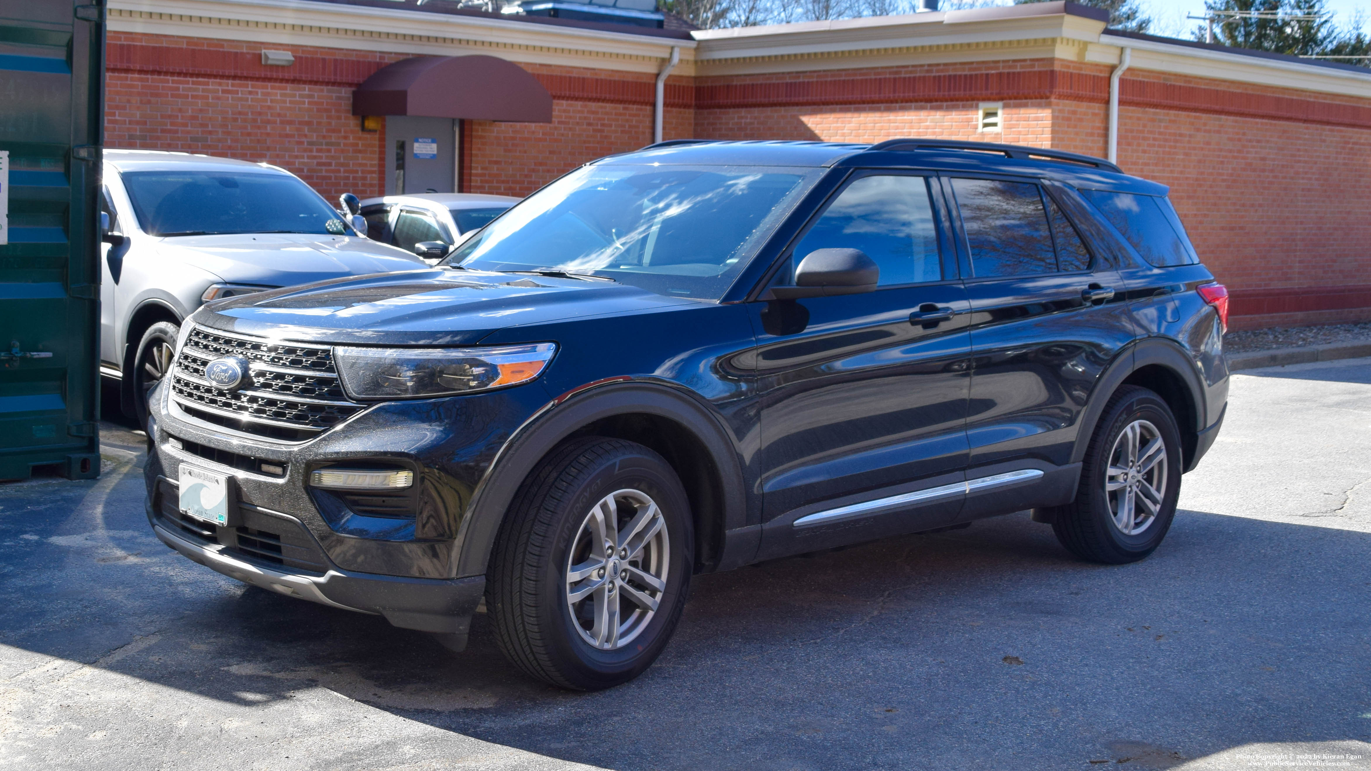 A photo  of Glocester Police
            Unmarked Unit, a 2020-2021 Ford Explorer             taken by Kieran Egan