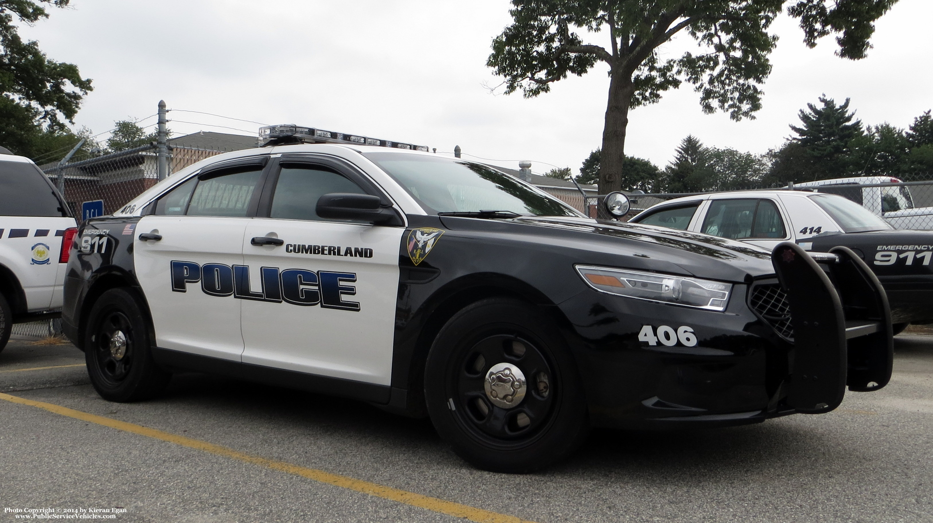 A photo  of Cumberland Police
            Cruiser 406, a 2013-2014 Ford Police Interceptor Sedan             taken by Kieran Egan