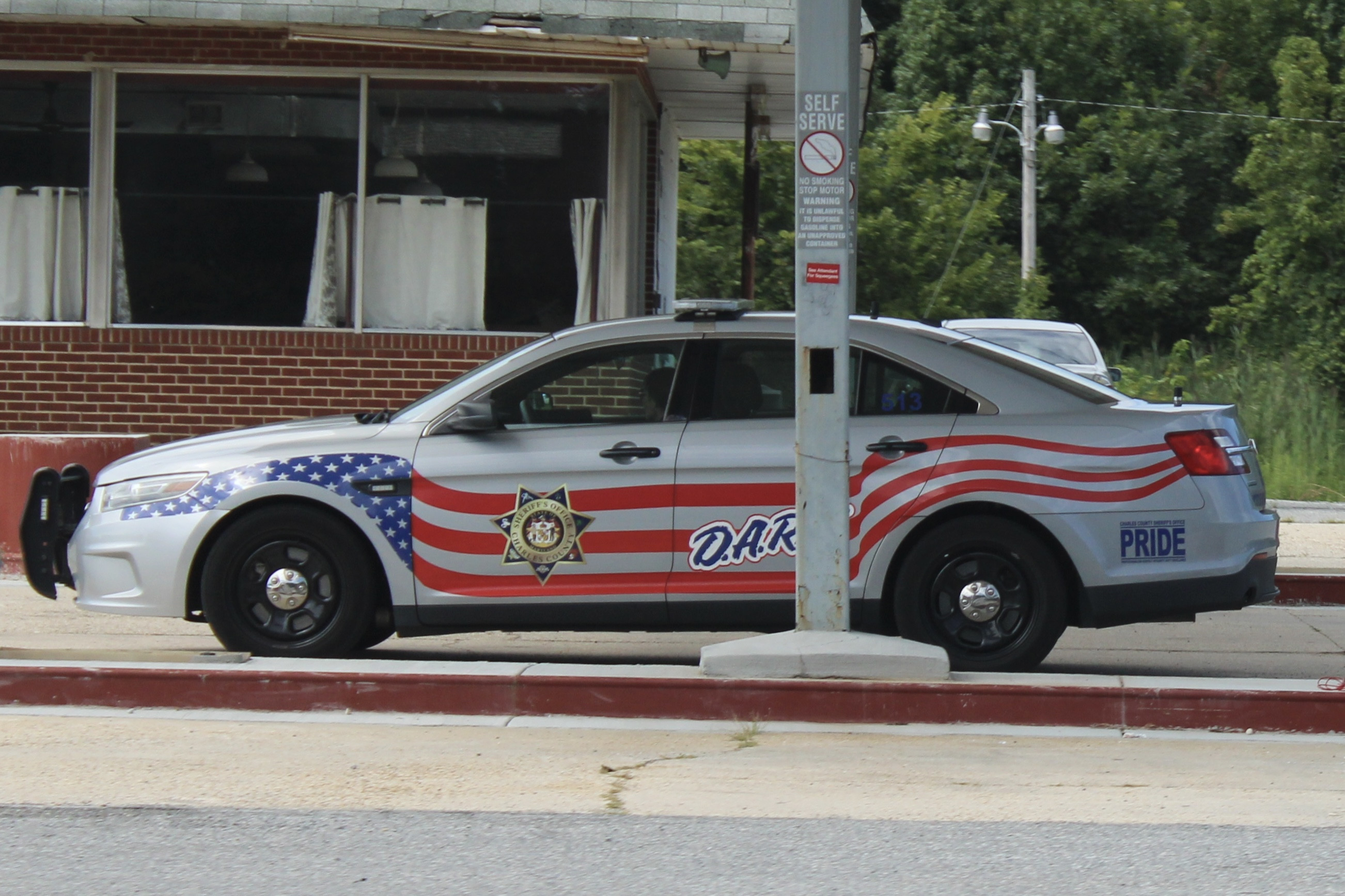 A photo  of Charles County Sheriff
            Cruiser 513, a 2014 Ford Police Interceptor Sedan             taken by @riemergencyvehicles