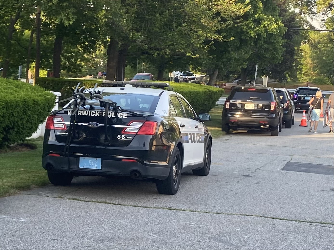 A photo  of Warwick Police
            Cruiser CP-56, a 2014 Ford Police Interceptor Sedan             taken by @riemergencyvehicles