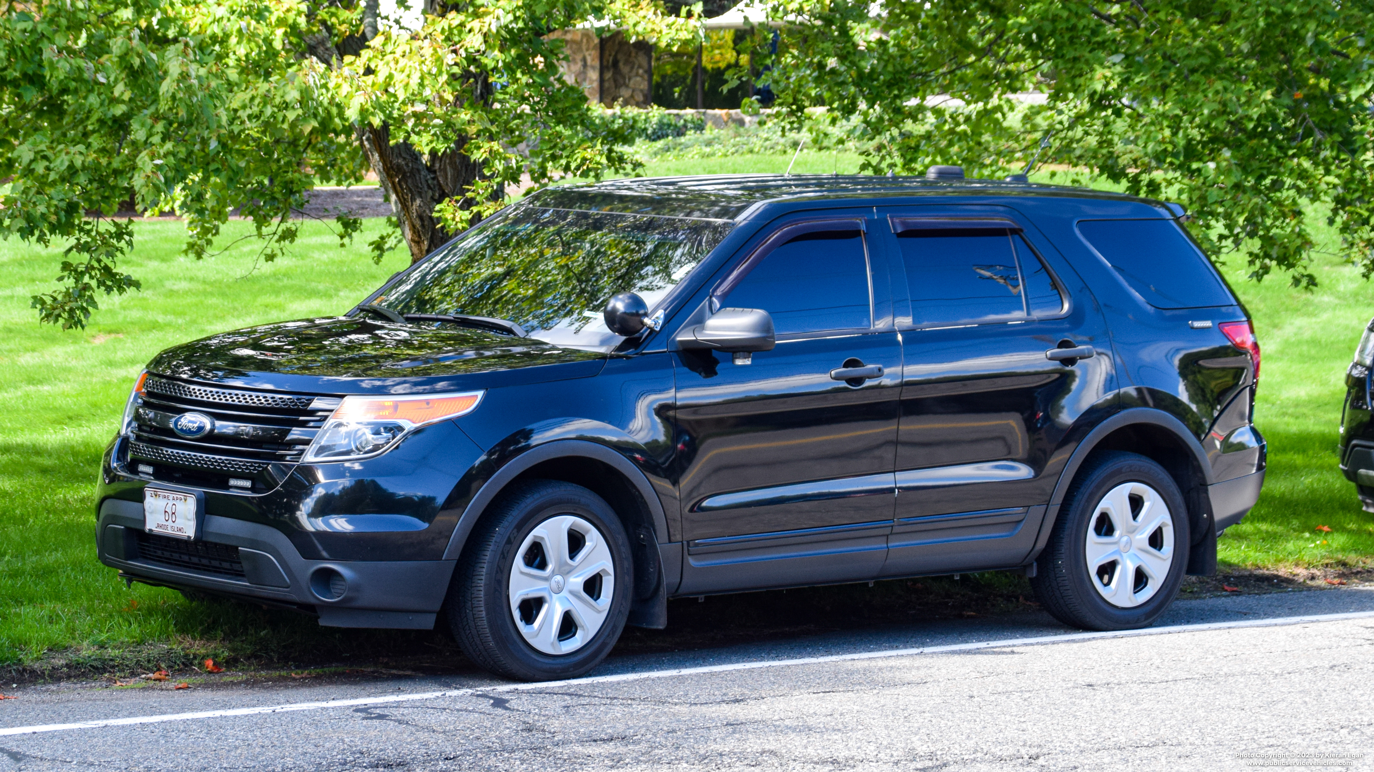 A photo  of Warwick Fire
            Car 3, a 2015 Ford Police Interceptor Utility             taken by Kieran Egan