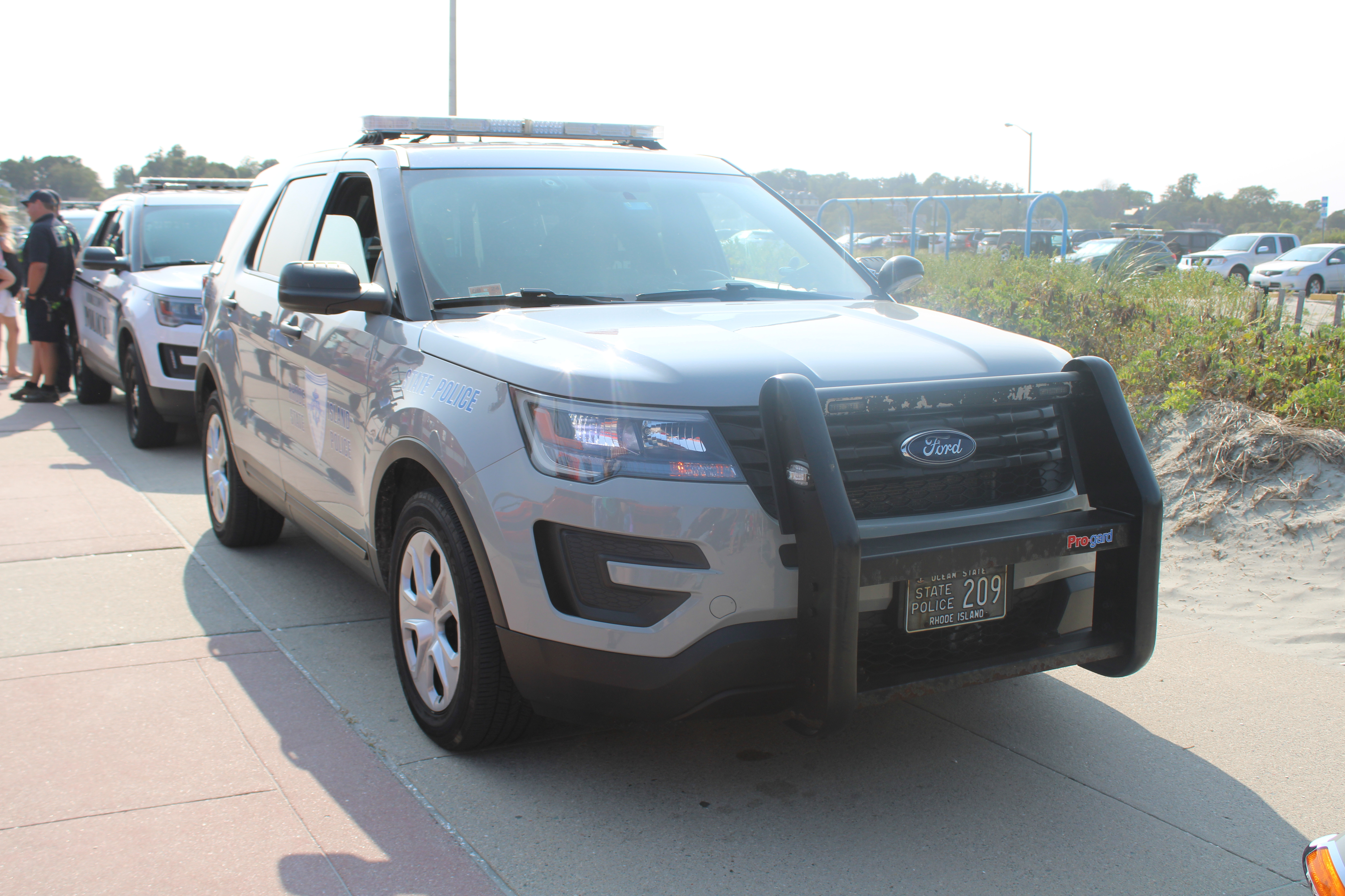 A photo  of Rhode Island State Police
            Cruiser 209, a 2018 Ford Police Interceptor Utility             taken by @riemergencyvehicles