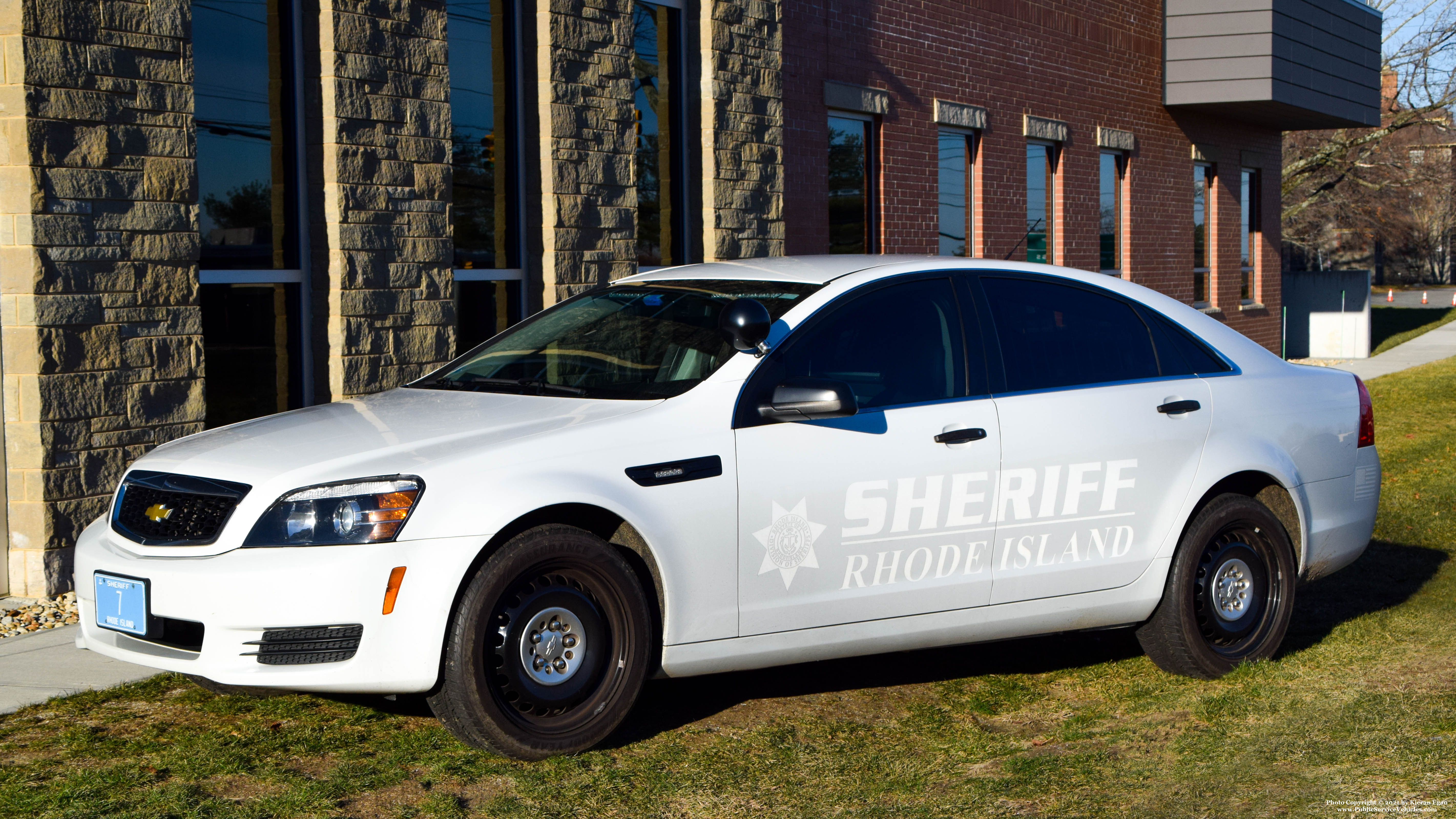 A photo  of Rhode Island Division of Sheriffs
            Cruiser 7, a 2016 Chevrolet Caprice             taken by Kieran Egan