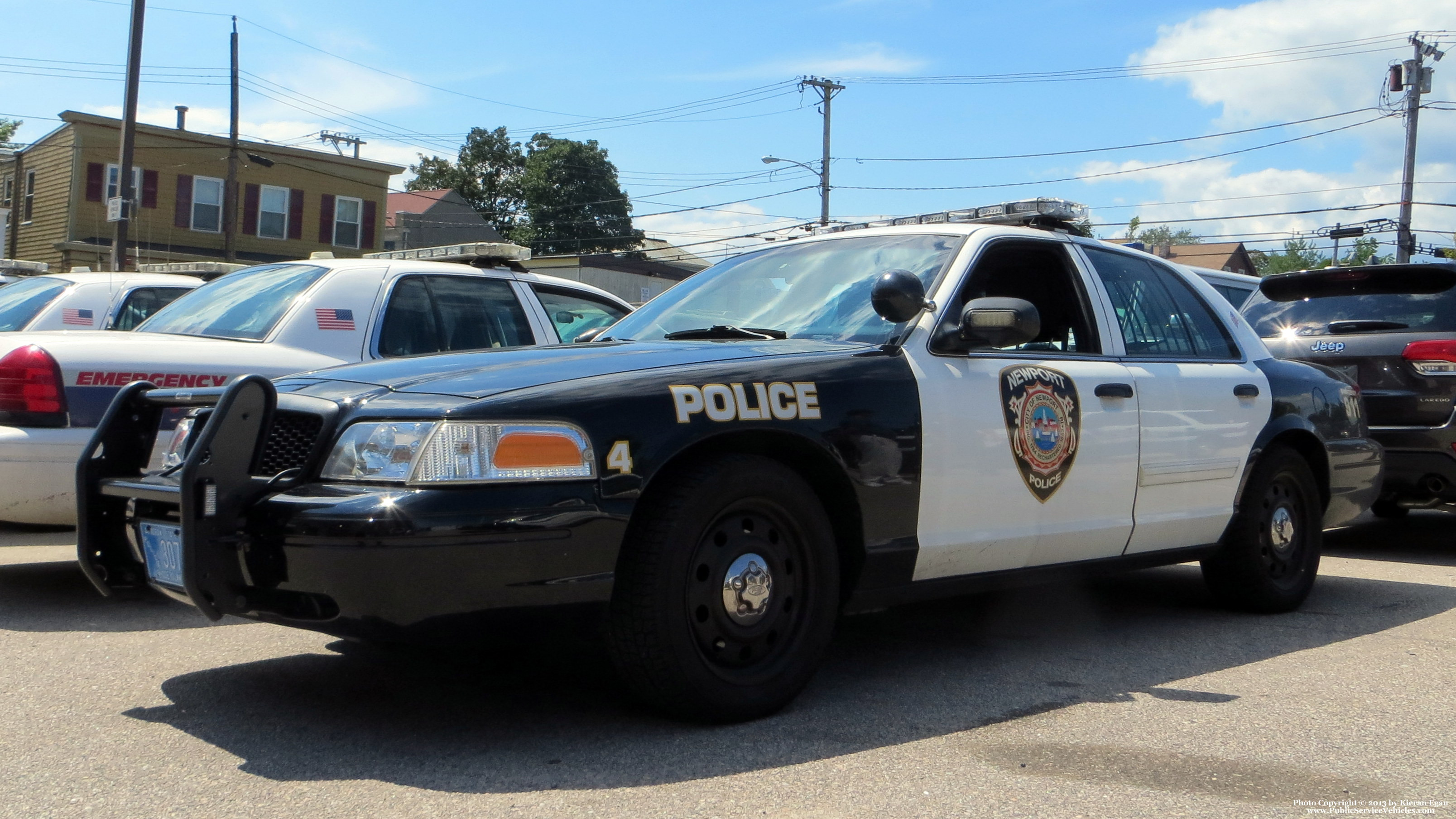 A photo  of Newport Police
            Car 4, a 2009-2011 Ford Crown Victoria Police Interceptor             taken by Kieran Egan