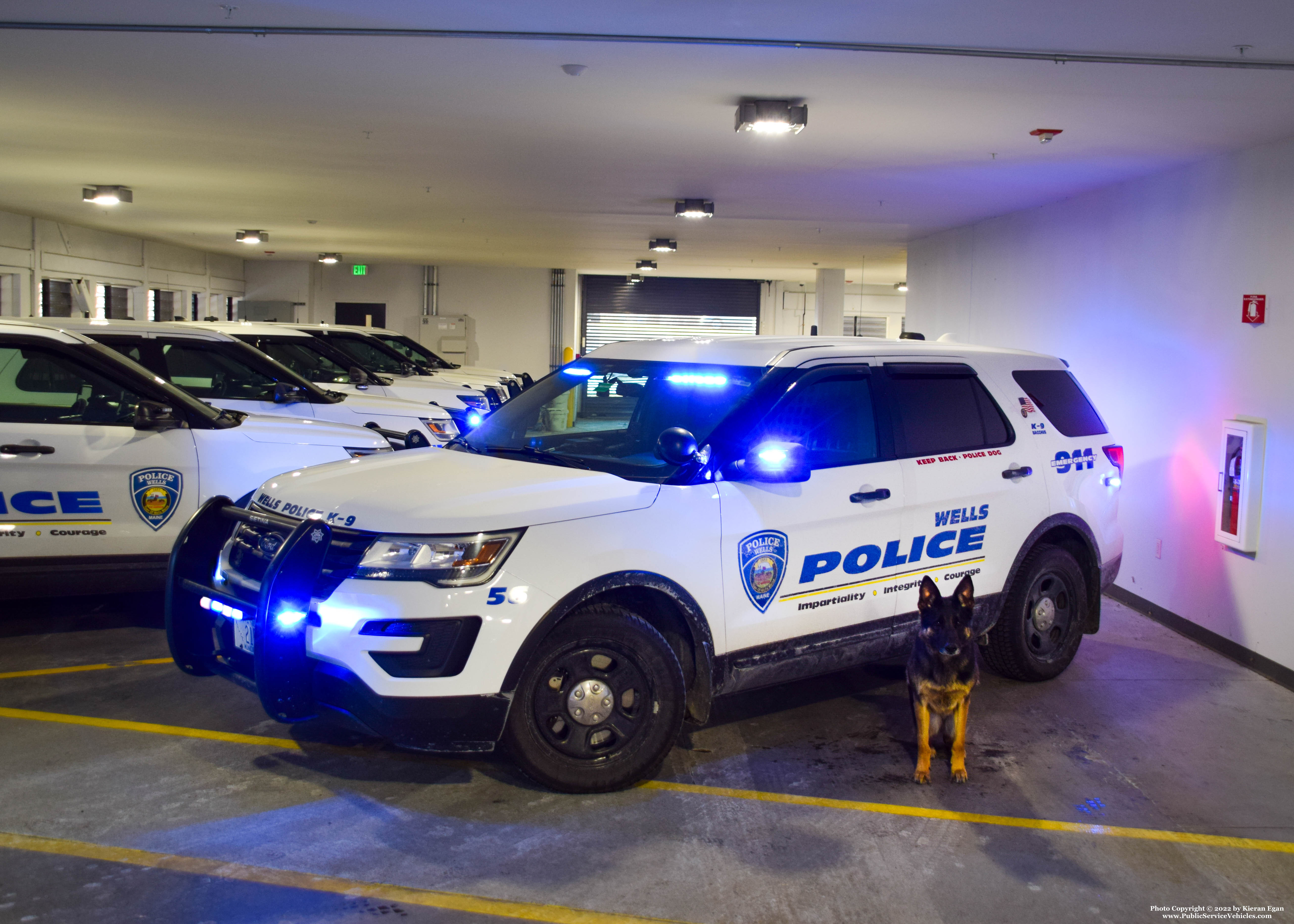 A photo  of Wells Police
            Car 56, a 2016-2019 Ford Police Interceptor Utility             taken by Kieran Egan