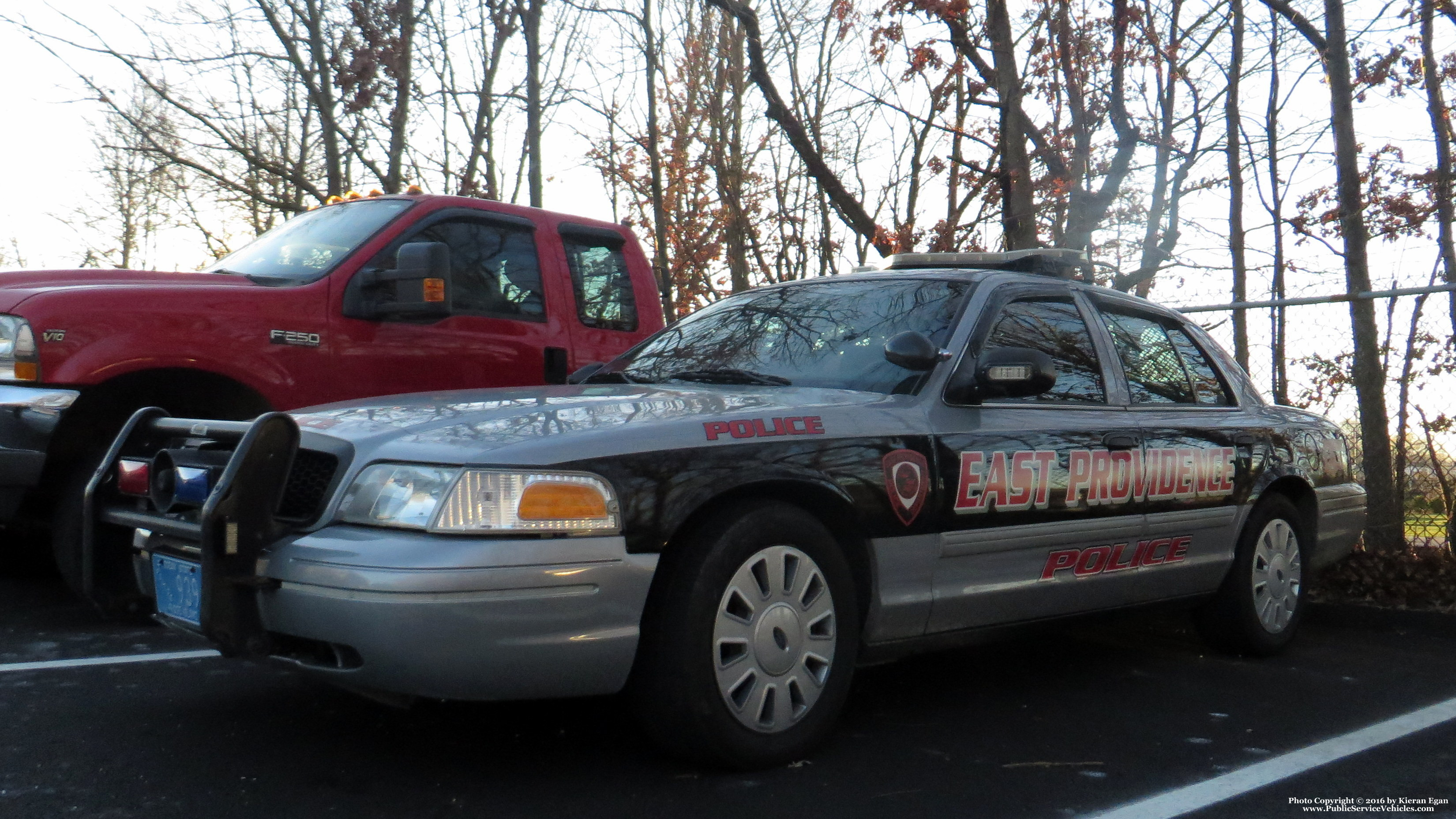 A photo  of East Providence Police
            Car 16, a 2011 Ford Crown Victoria Police Interceptor             taken by Kieran Egan