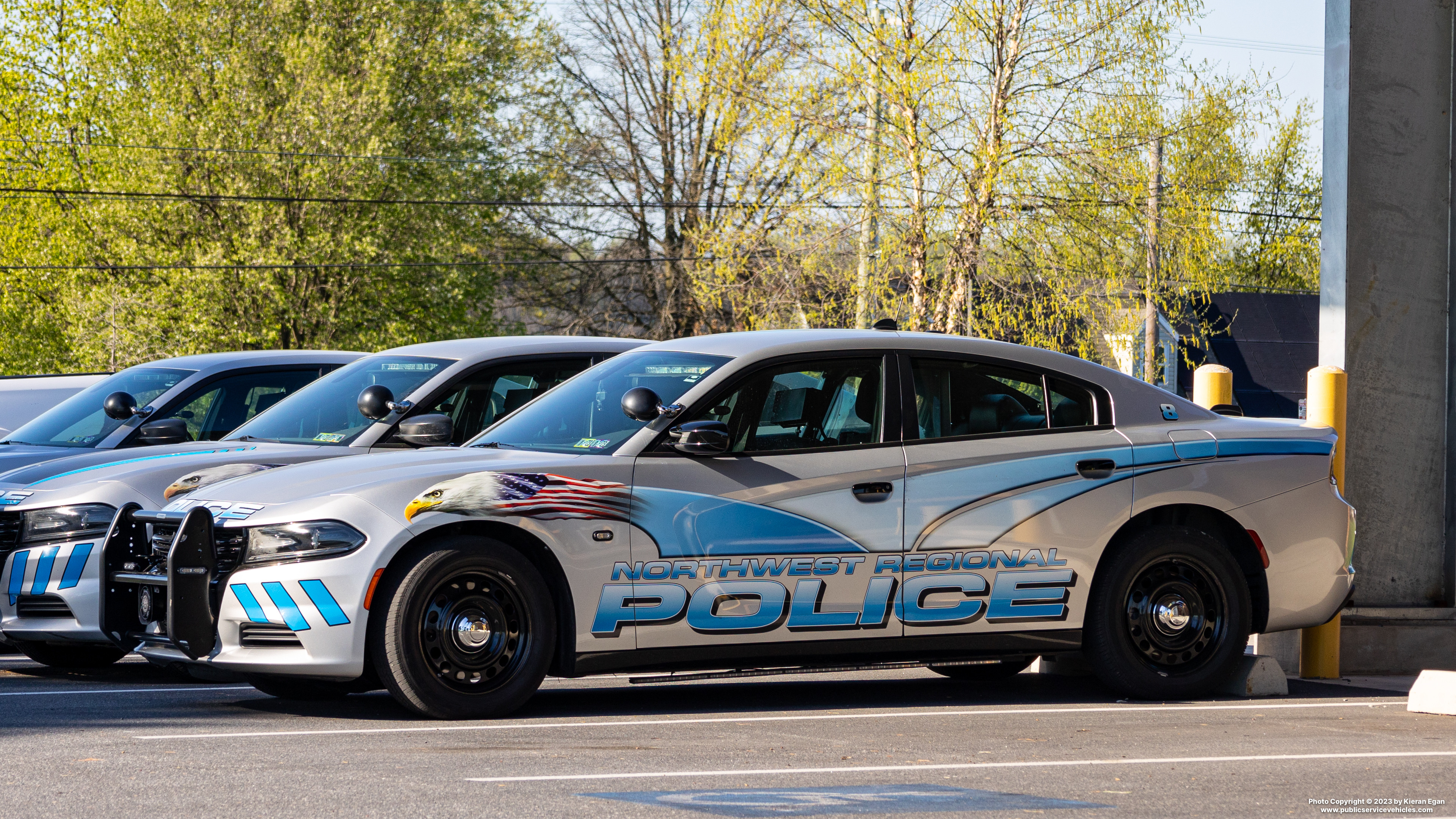 A photo  of Northwest Lancaster County Regional Police
            Car 8, a 2015-2020 Dodge Charger             taken by Kieran Egan