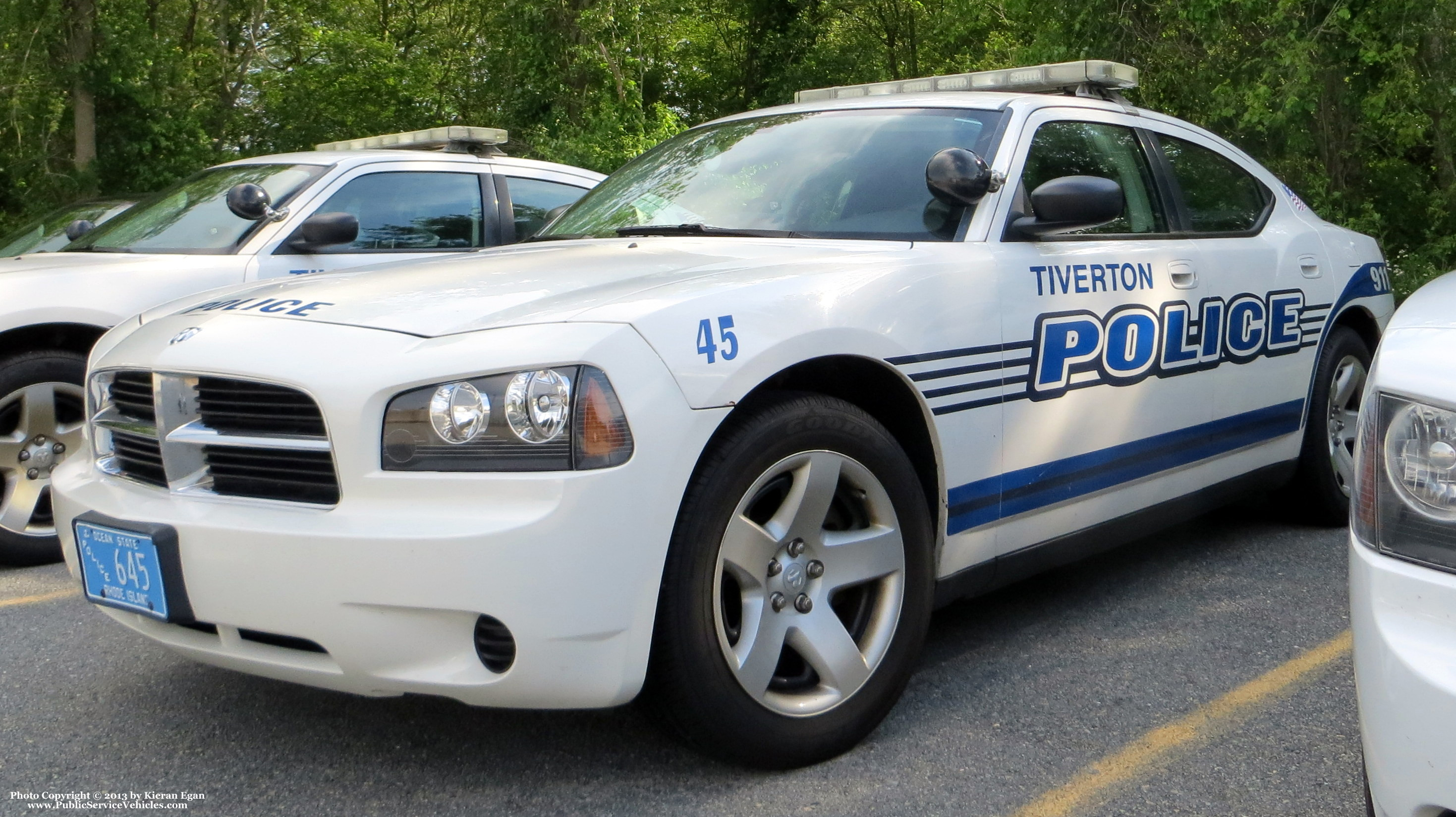 A photo  of Tiverton Police
            Car 45, a 2006-2010 Dodge Charger             taken by Kieran Egan