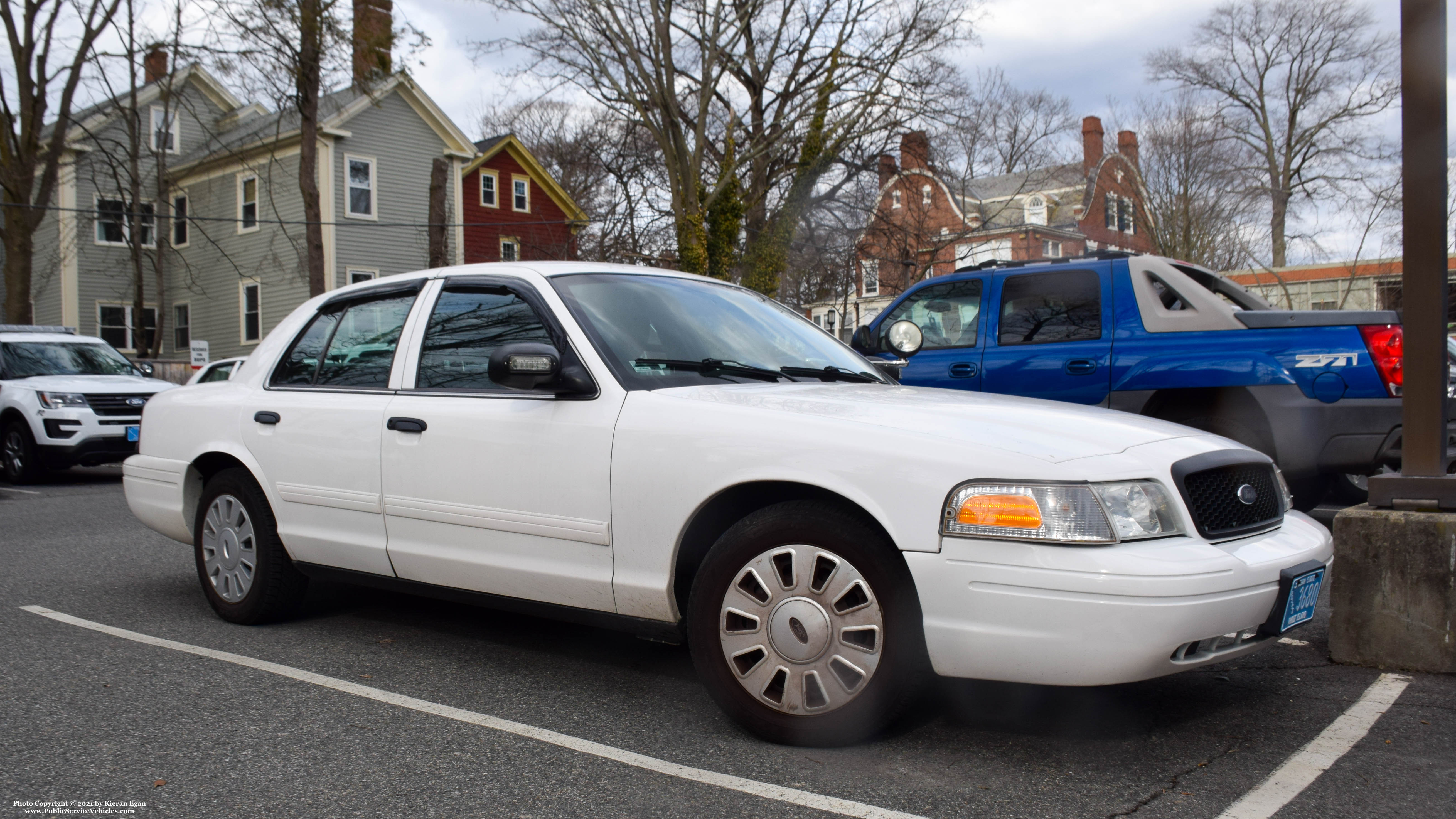 A photo  of Brown University Police
            Unmarked Unit, a 2011 Ford Crown Victoria Police Interceptor             taken by Kieran Egan