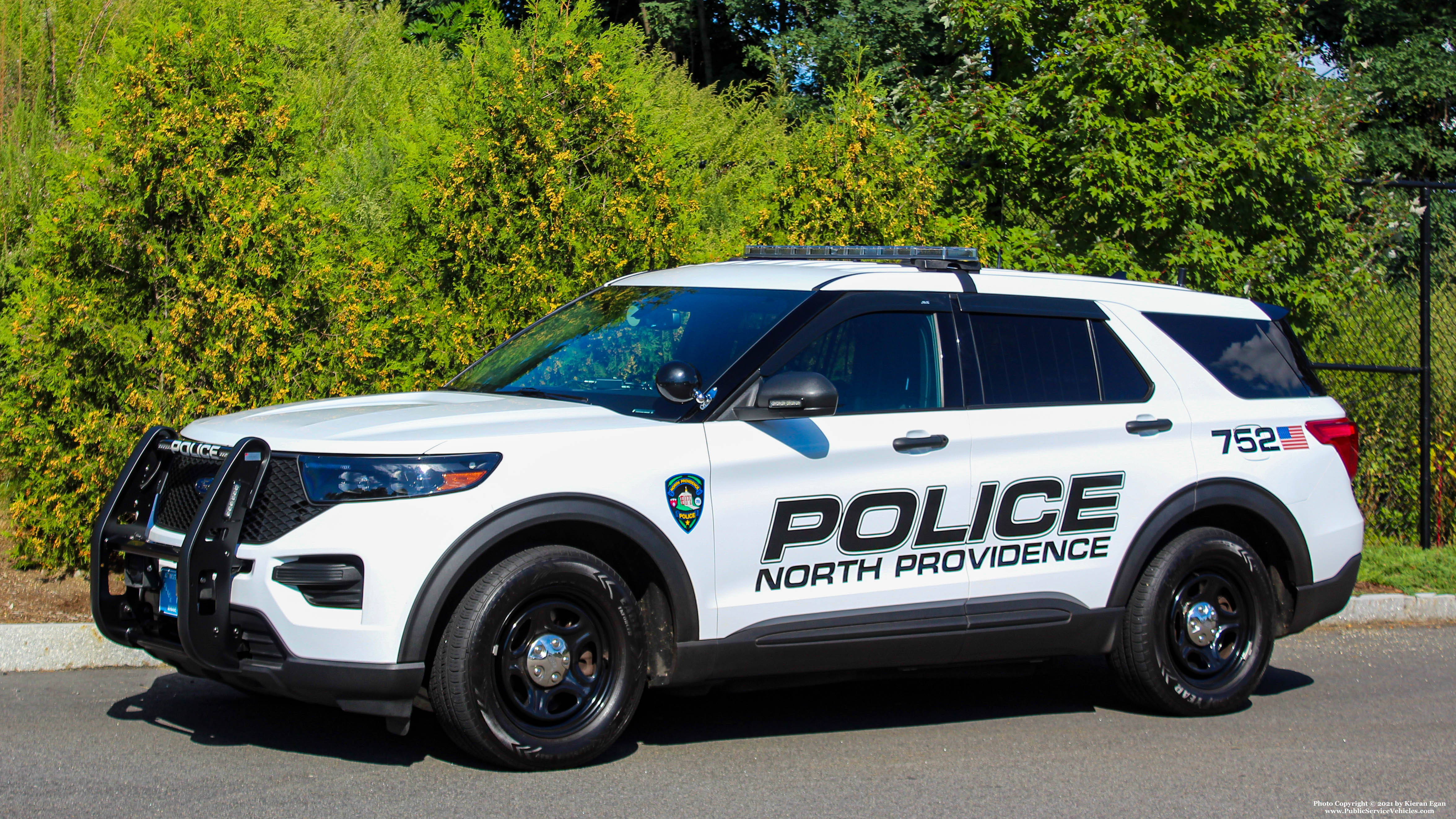 A photo  of North Providence Police
            Cruiser 752, a 2020 Ford Police Interceptor Utility             taken by Kieran Egan