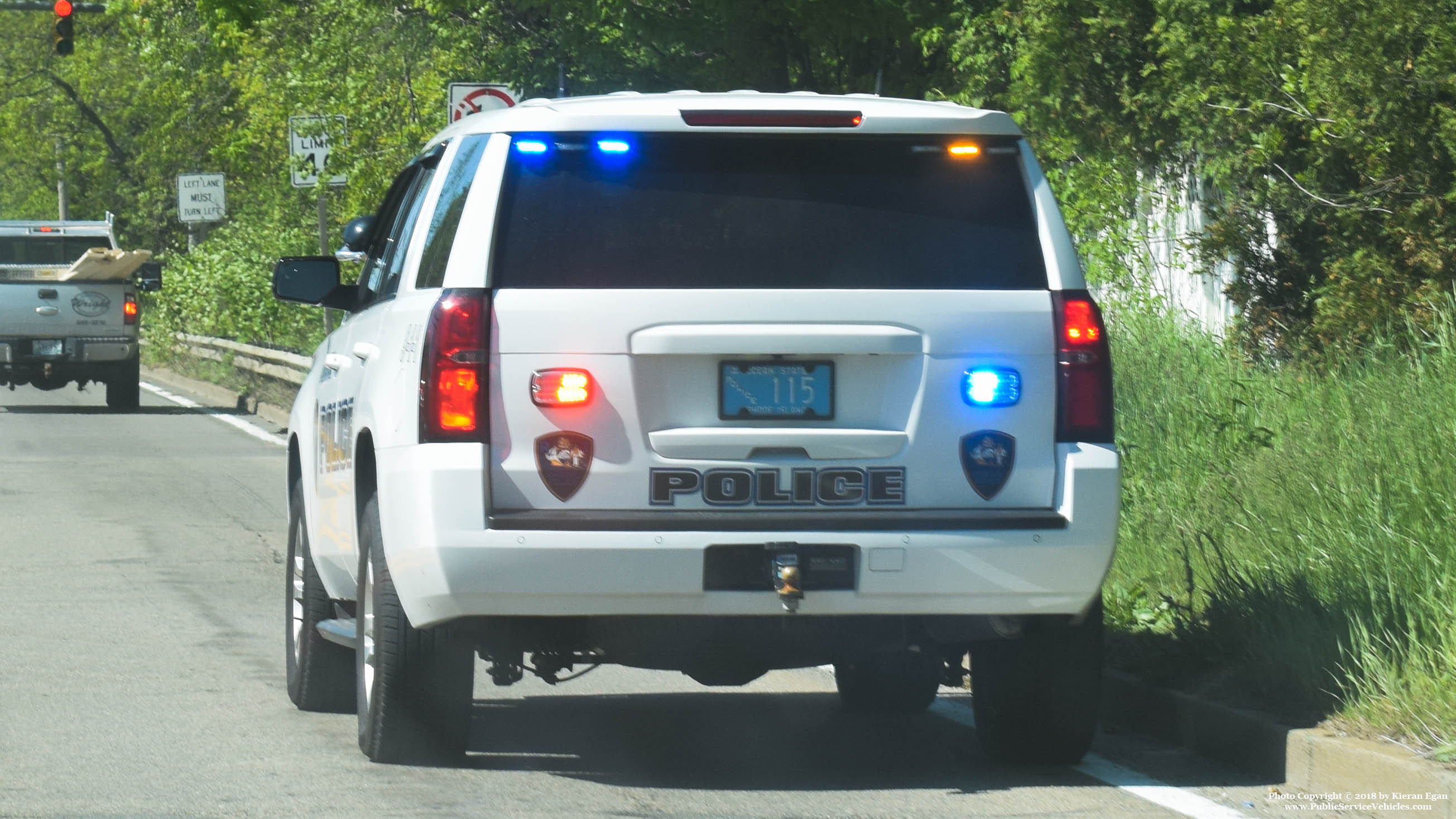 A photo  of Bristol Police
            Cruiser 115, a 2016 Chevrolet Tahoe             taken by Kieran Egan