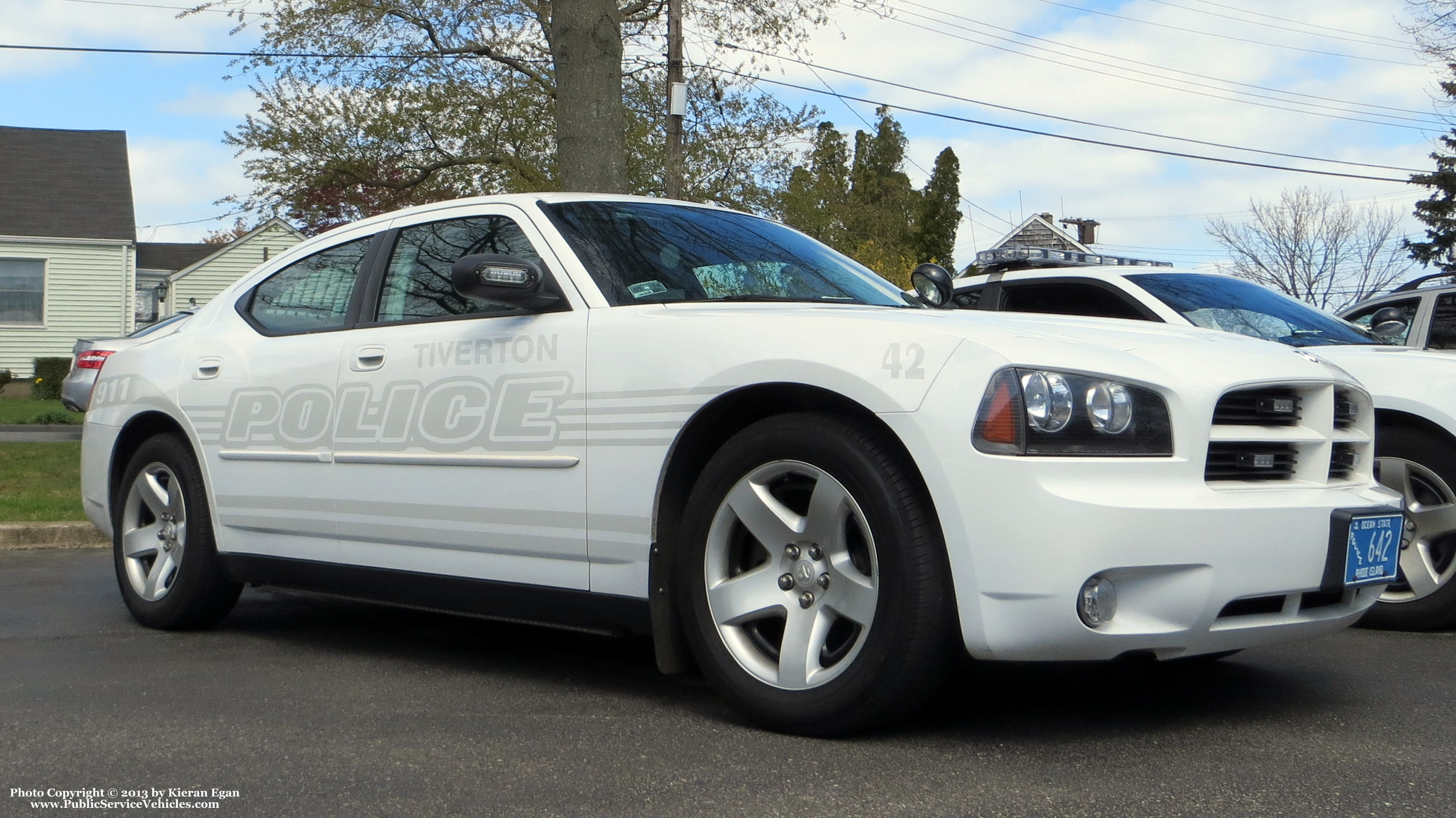 A photo  of Tiverton Police
            Car 42, a 2006-2010 Dodge Charger             taken by Kieran Egan