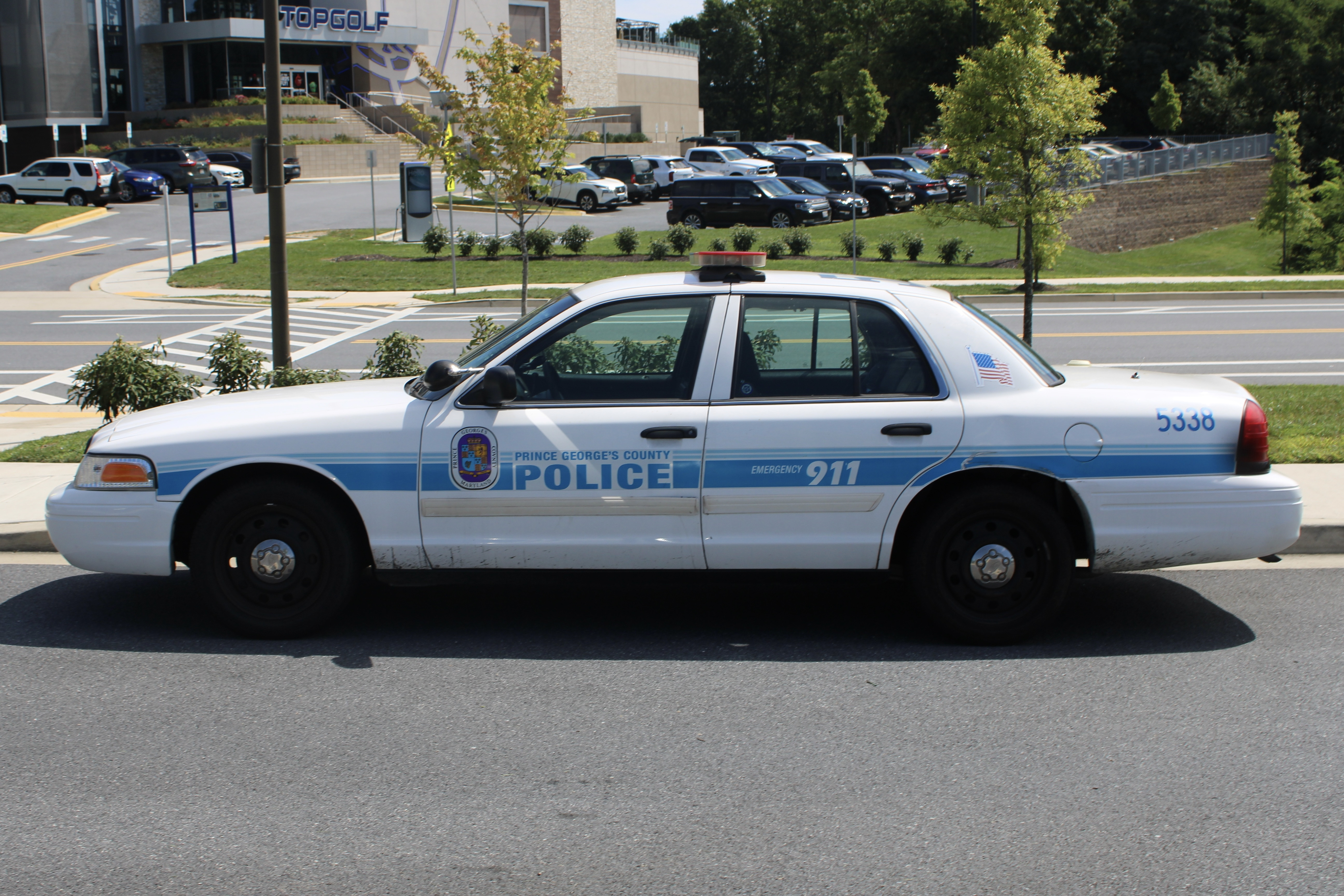 A photo  of Prince George’s County Police
            Cruiser 5338, a 2009-2011 Ford Crown Victoria Police Interceptor             taken by @riemergencyvehicles