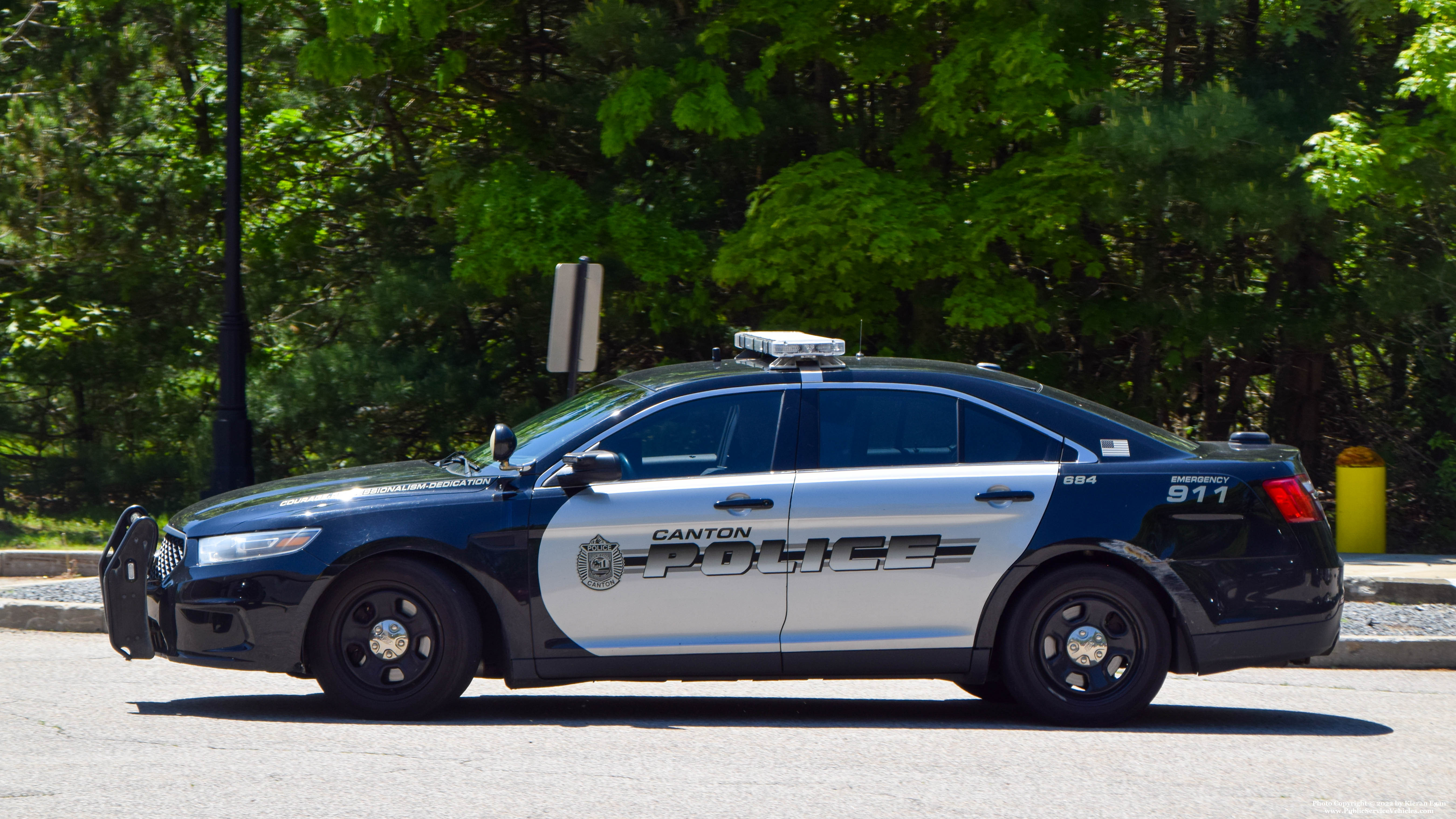 A photo  of Canton Police
            Cruiser 684, a 2014 Ford Police Interceptor Sedan             taken by Kieran Egan