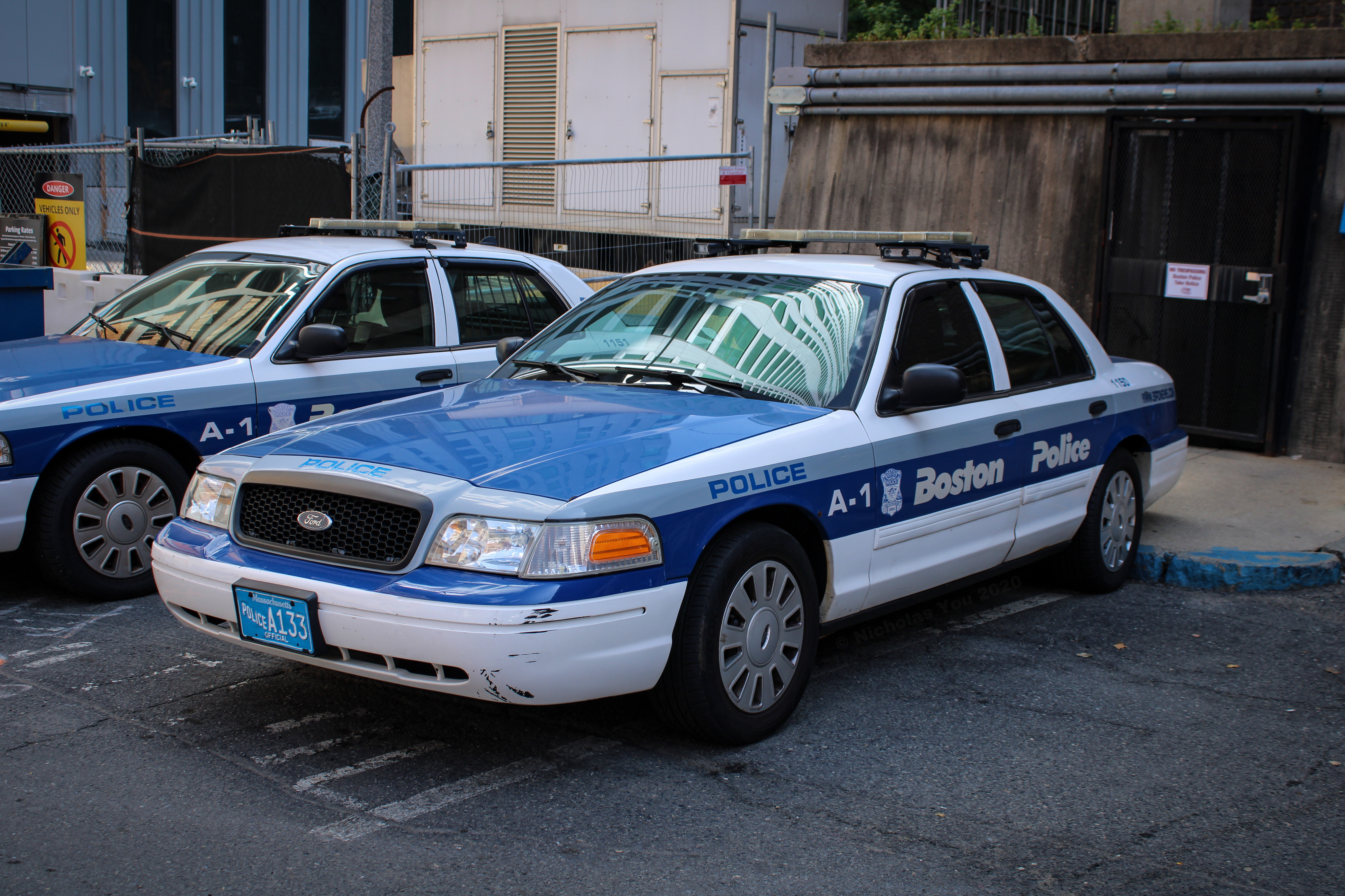 A photo  of Boston Police
            Cruiser 1151, a 2011 Ford Crown Victoria Police Interceptor             taken by Nicholas You