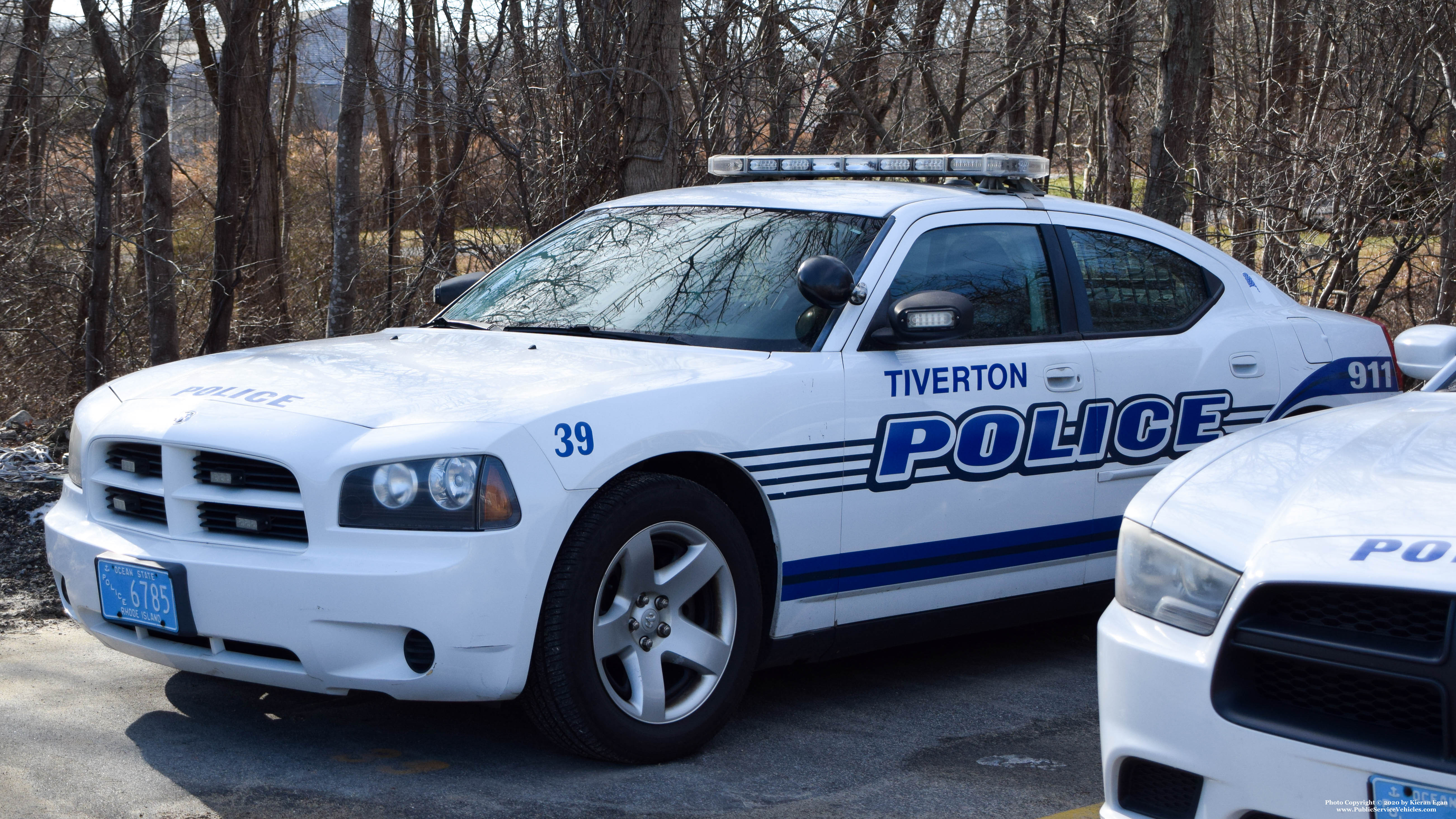 A photo  of Tiverton Police
            Car 39, a 2010 Dodge Charger             taken by Kieran Egan