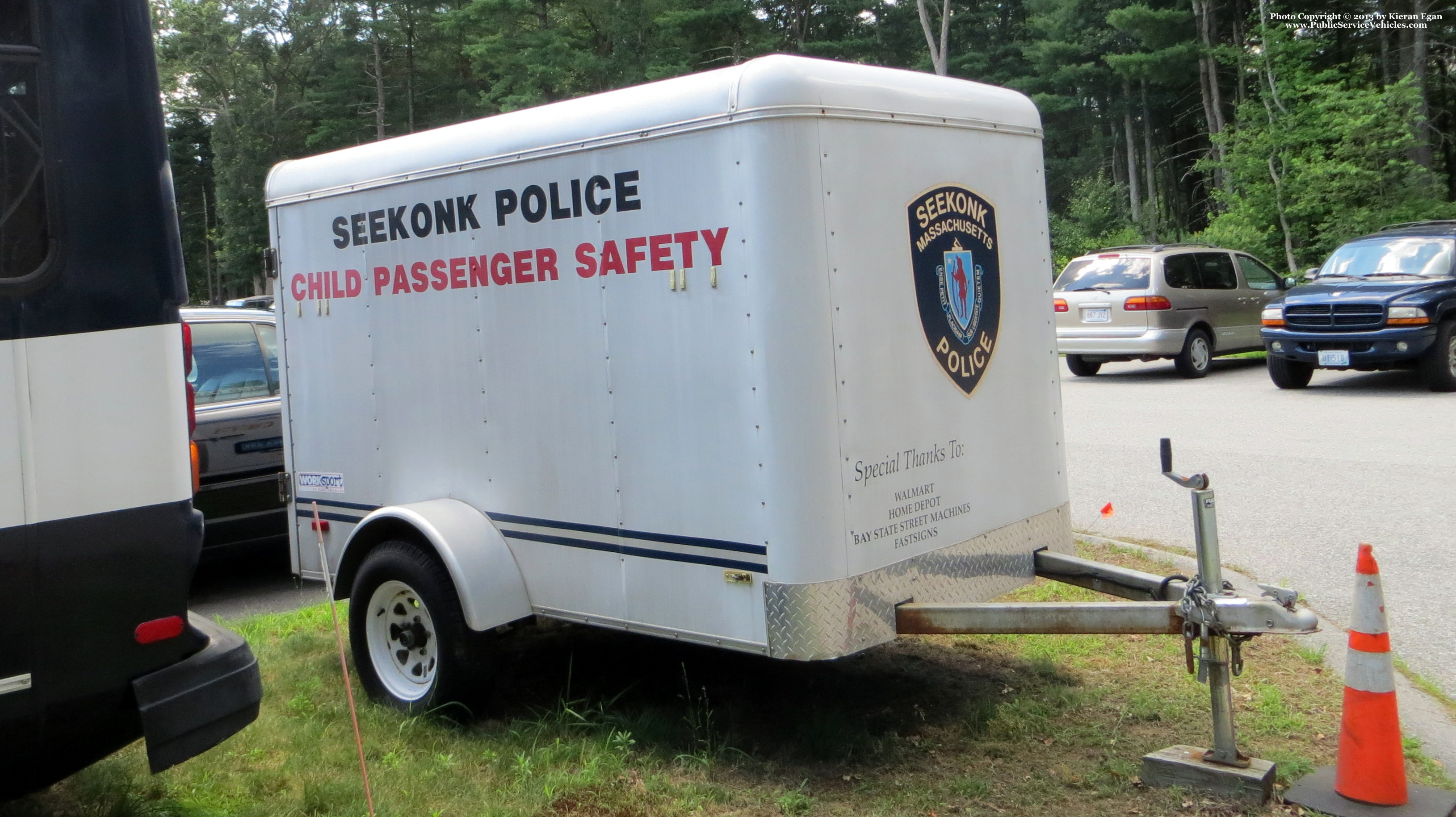 A photo  of Seekonk Police
            Trailer, a 1990-2010 Trailer             taken by Kieran Egan