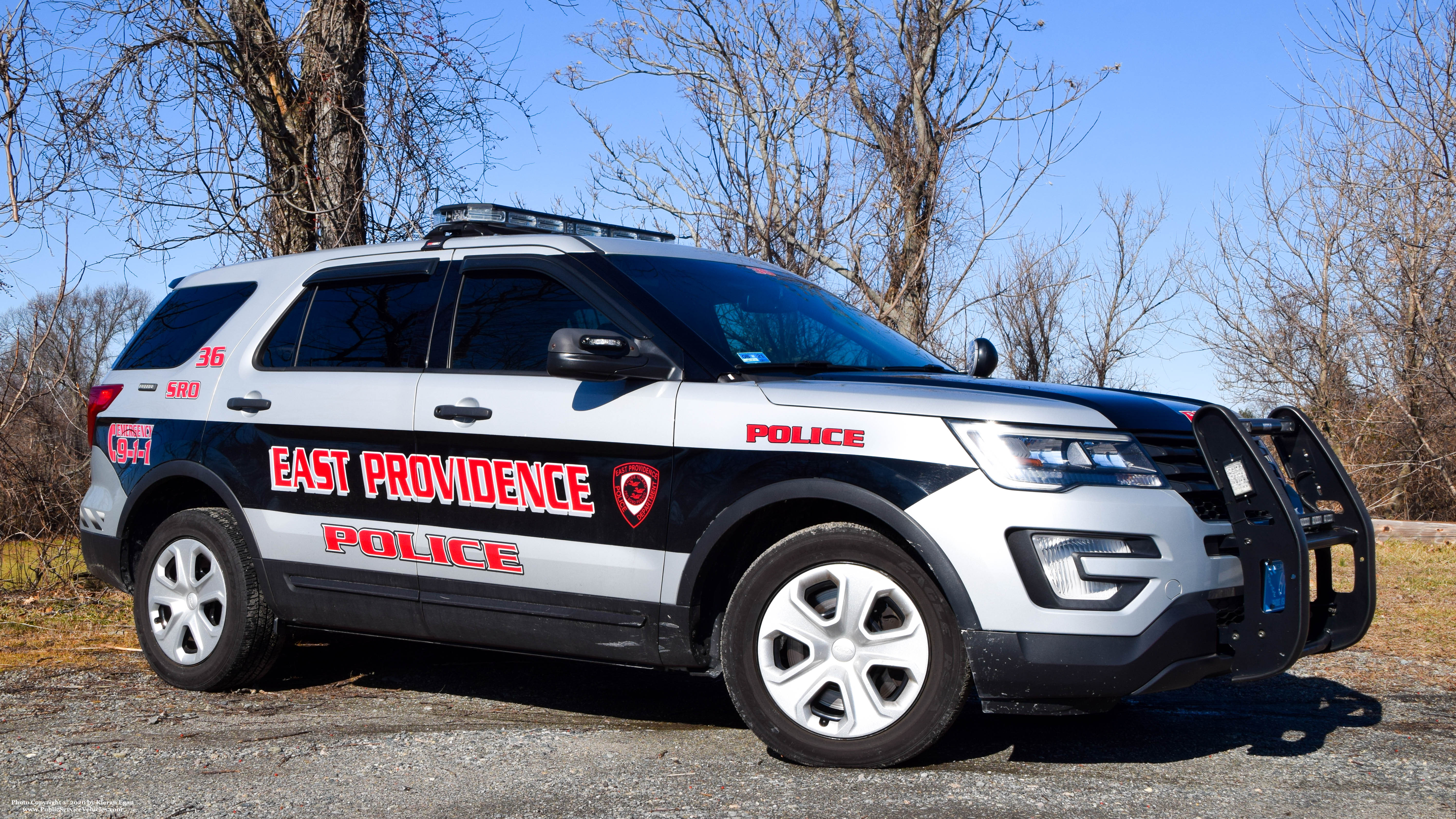 A photo  of East Providence Police
            Car 36, a 2016 Ford Police Interceptor Utility             taken by Kieran Egan