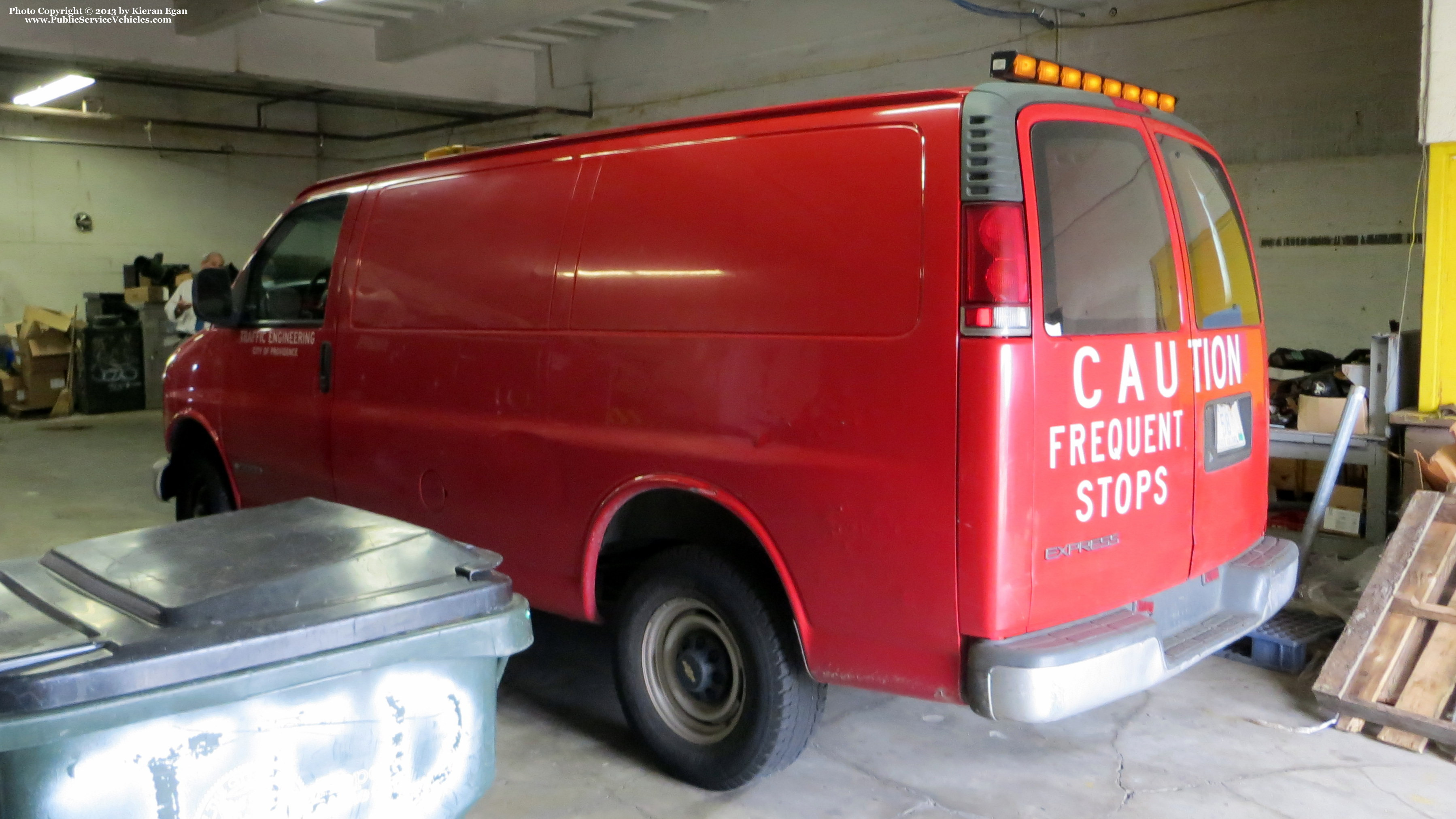 A photo  of Providence Traffic Engineering Division
            Van 58, a 1996-2002 Chevrolet Express             taken by Kieran Egan