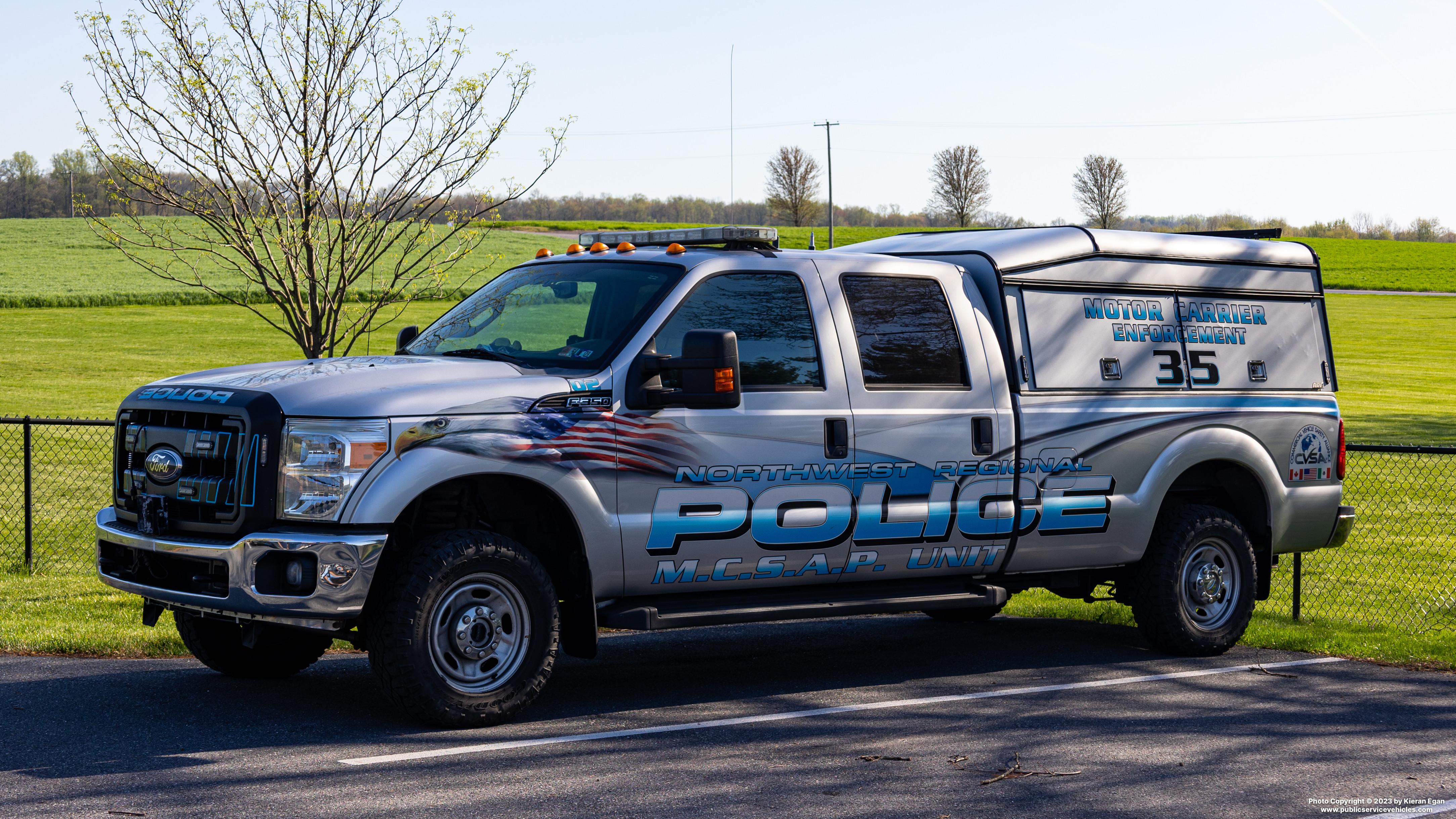 A photo  of Northwest Lancaster County Regional Police
            Truck 35, a 2011-2015 Ford F-350 Crew Cab             taken by Kieran Egan