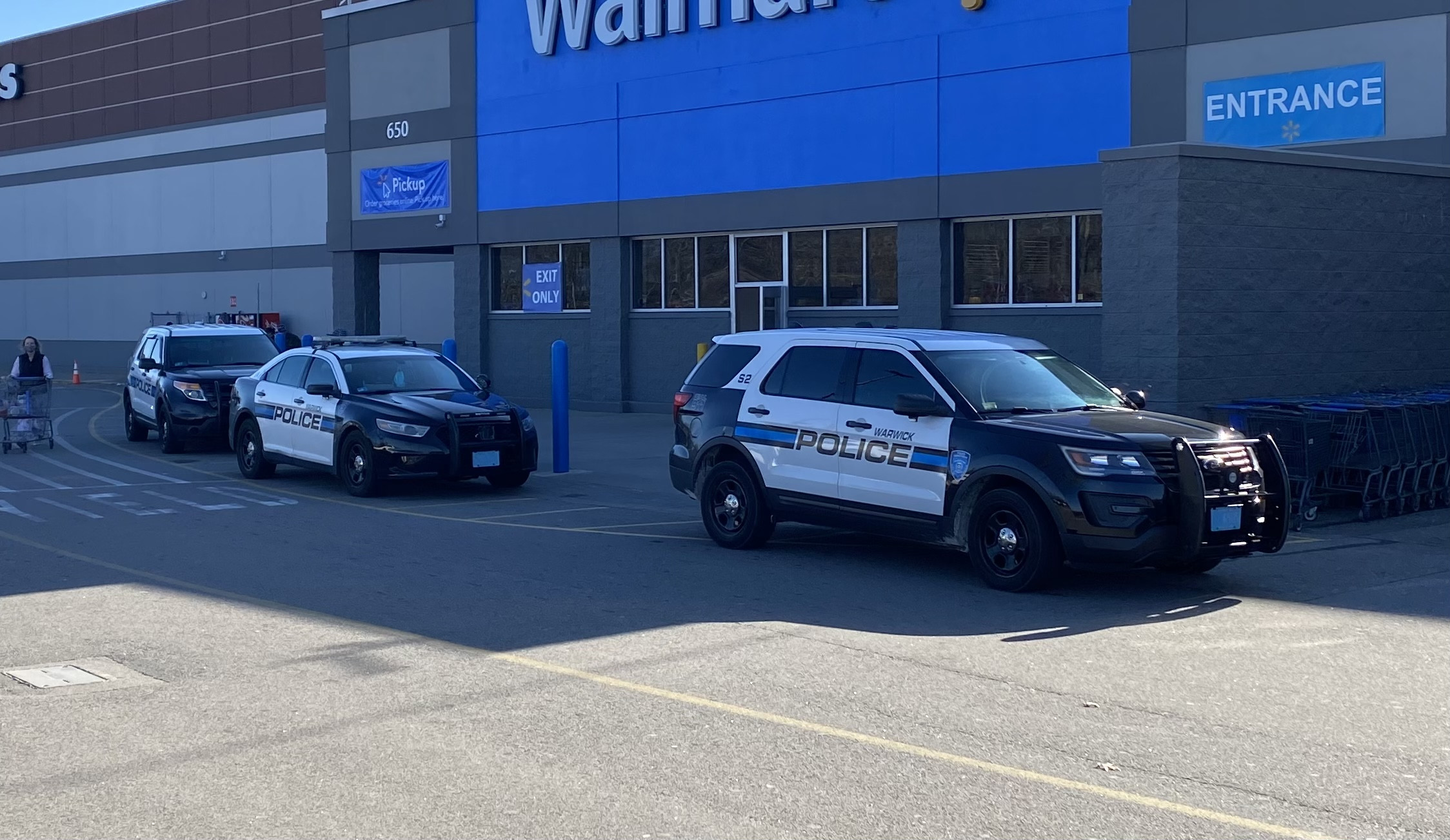 A photo  of Warwick Police
            Cruiser CP-55, a 2014 Ford Police Interceptor Utility             taken by @riemergencyvehicles