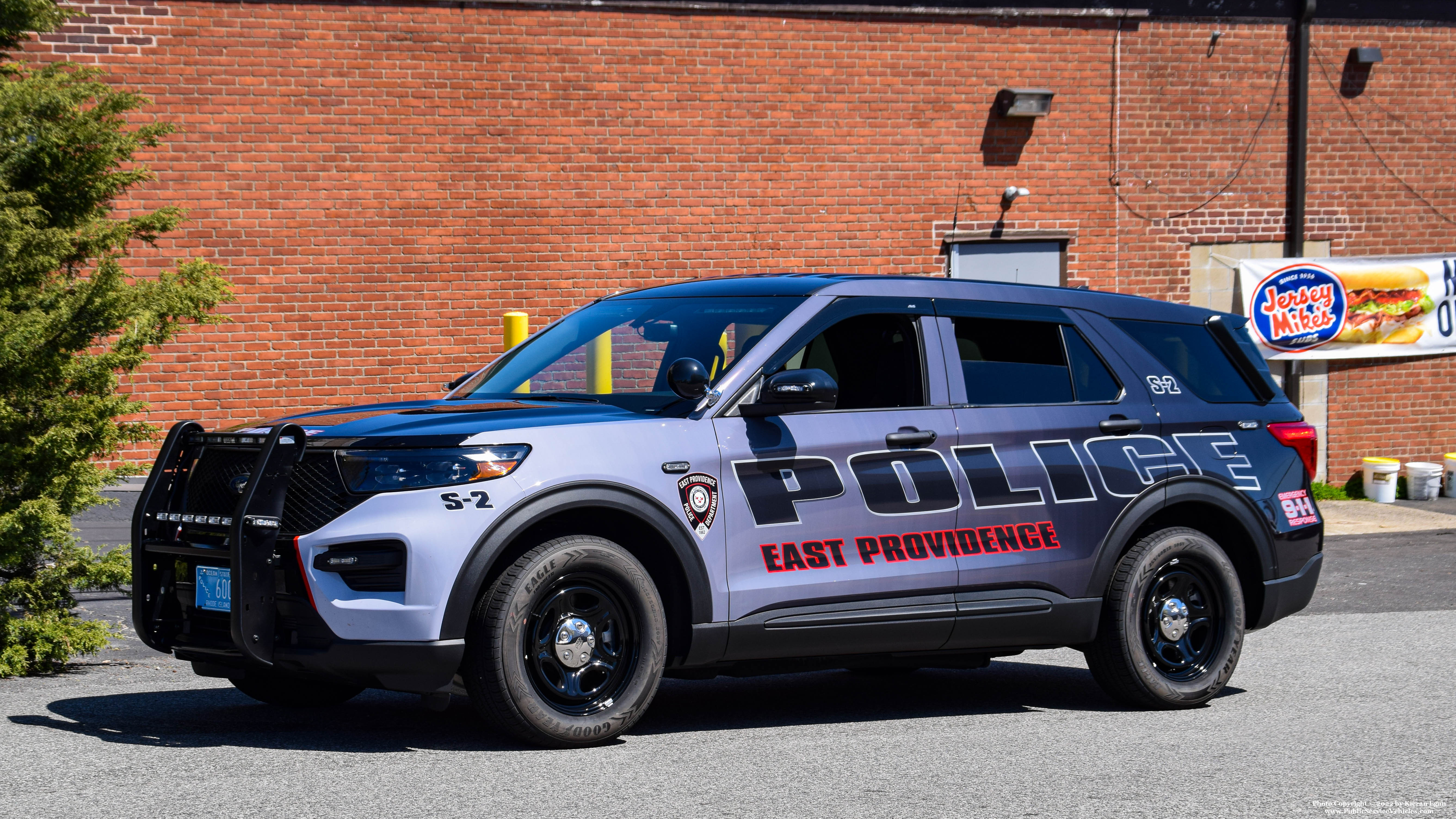 A photo  of East Providence Police
            Supervisor 2, a 2021 Ford Police Interceptor Utility             taken by Kieran Egan