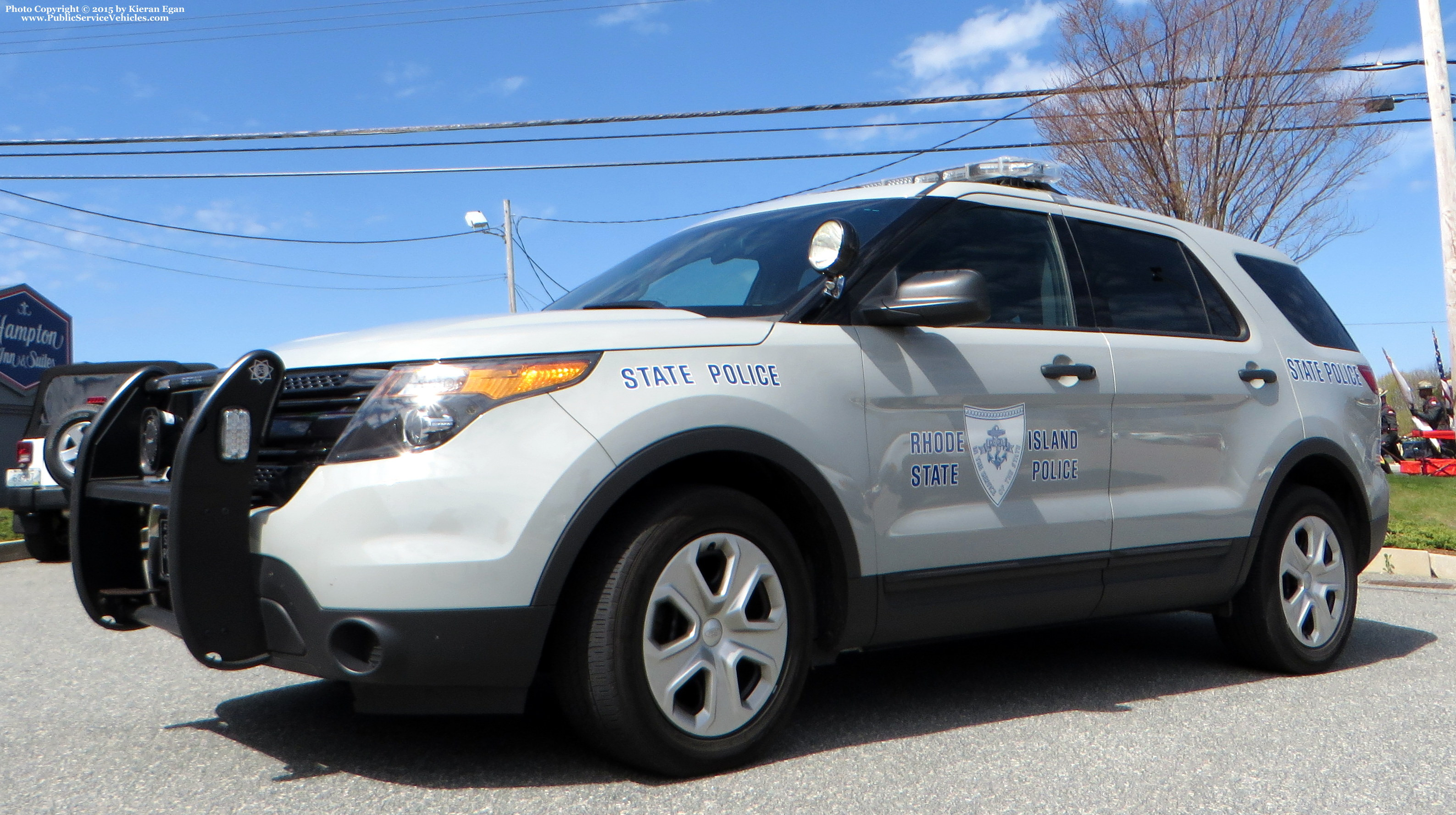 A photo  of Rhode Island State Police
            Cruiser 37, a 2013 Ford Police Interceptor Utility             taken by Kieran Egan